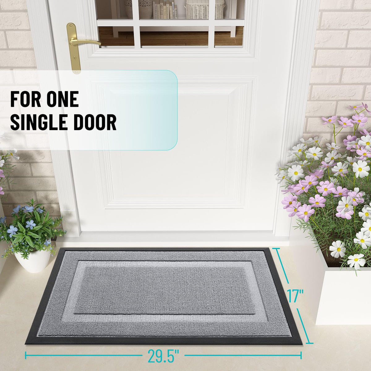 Front Door Mat Outside 29.5x17