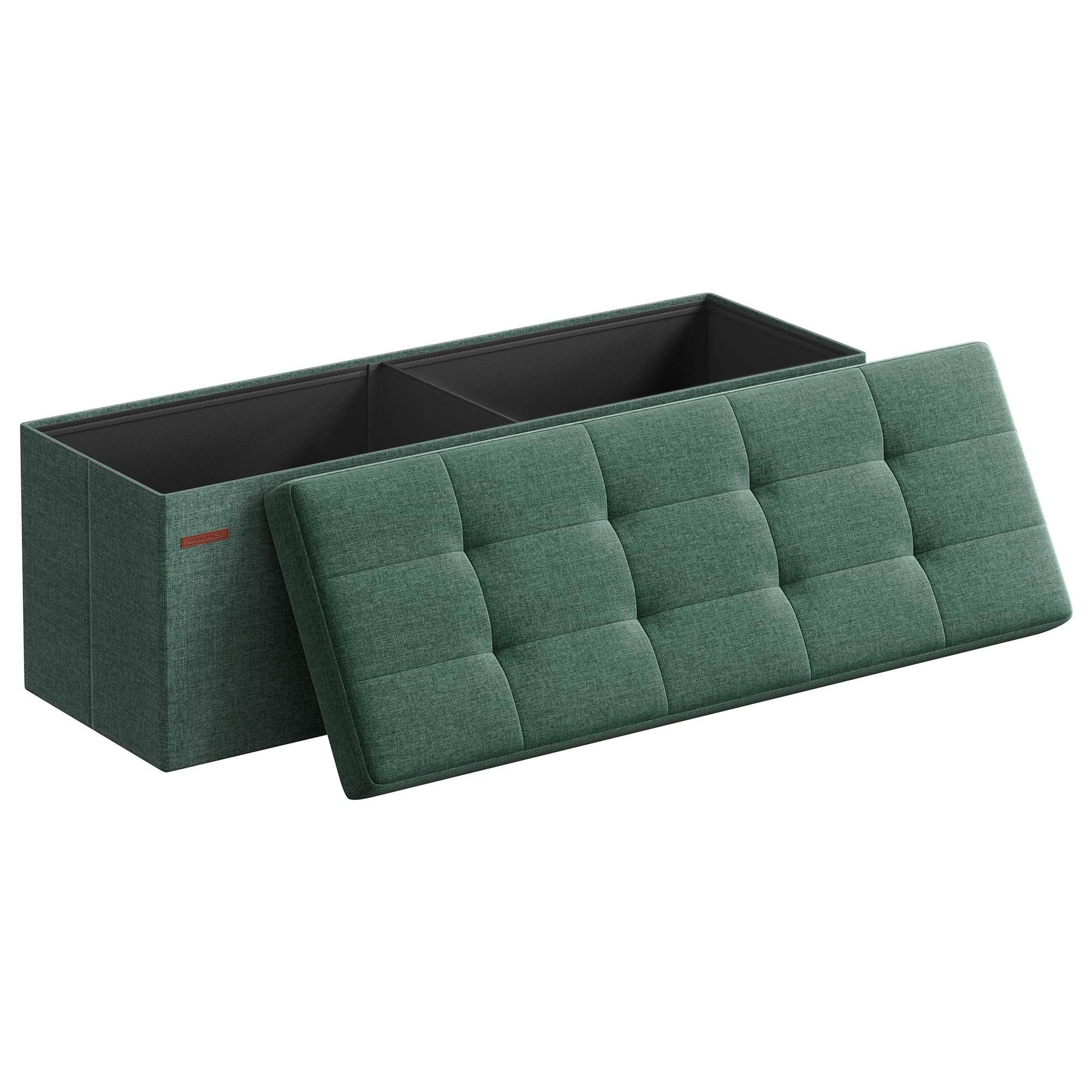 43.3 Inches Folding Storage Ottoman Bench