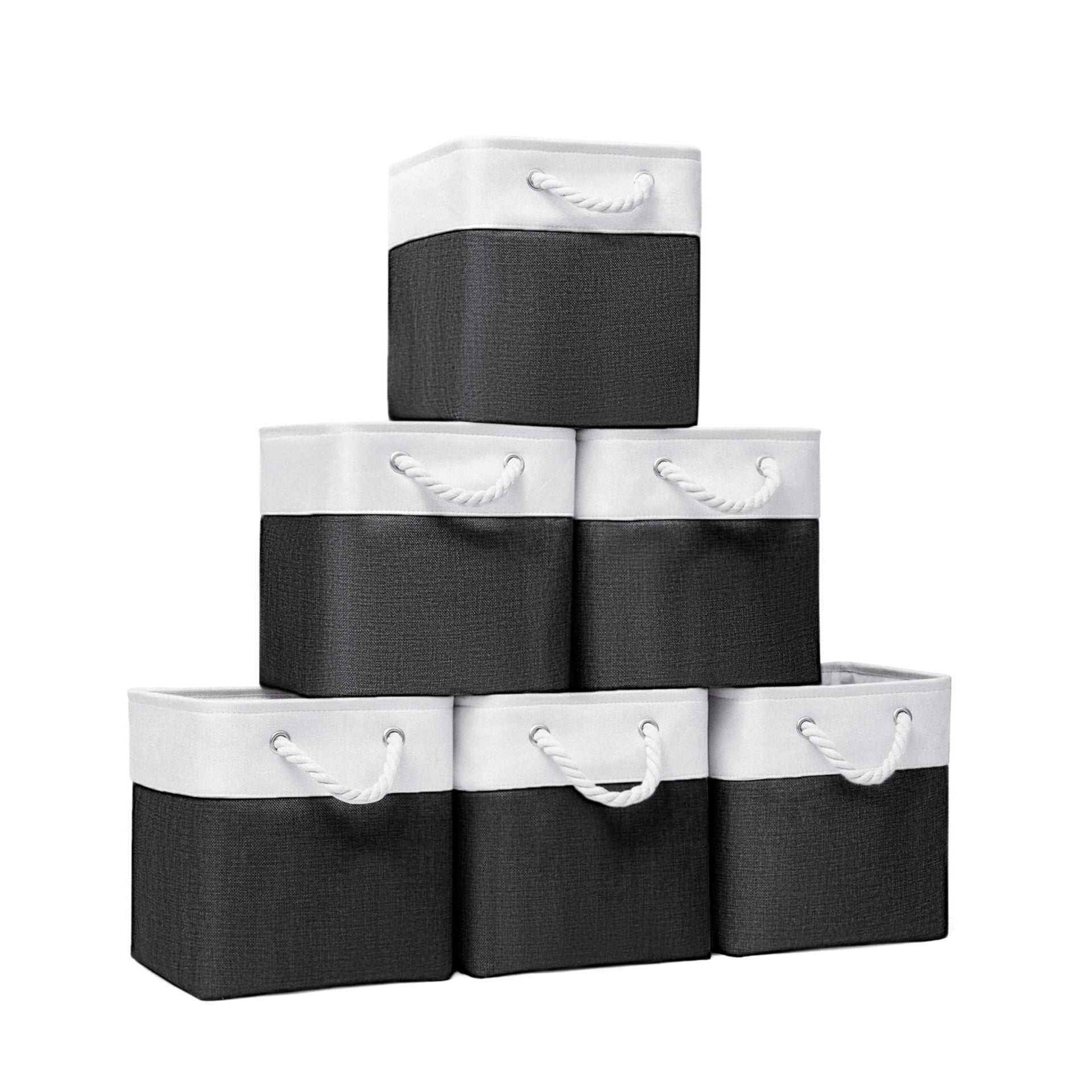 11x11 Inch Cube Storage Bins (6 Count)
