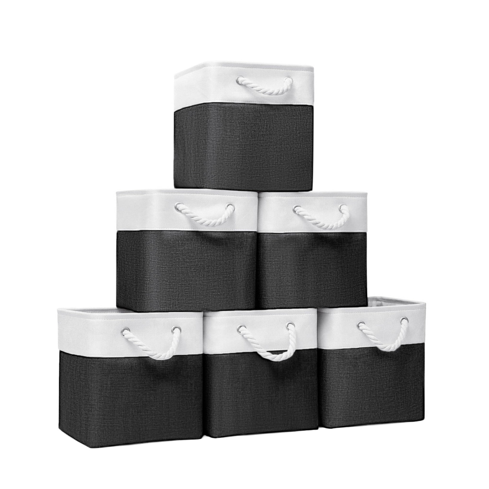 11x11 Inch Cube Storage Bins (6 Count)