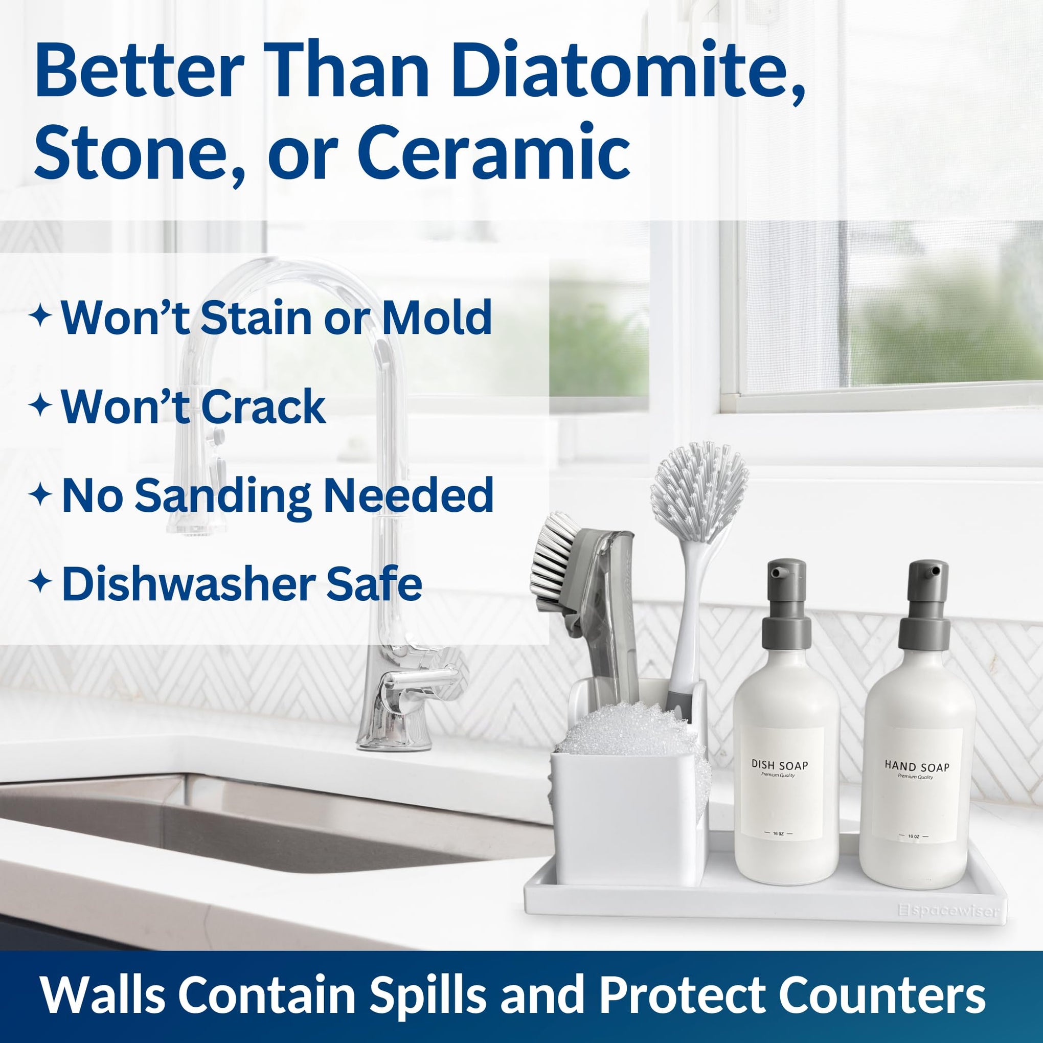 Silicone Countertop & Vanity Tray