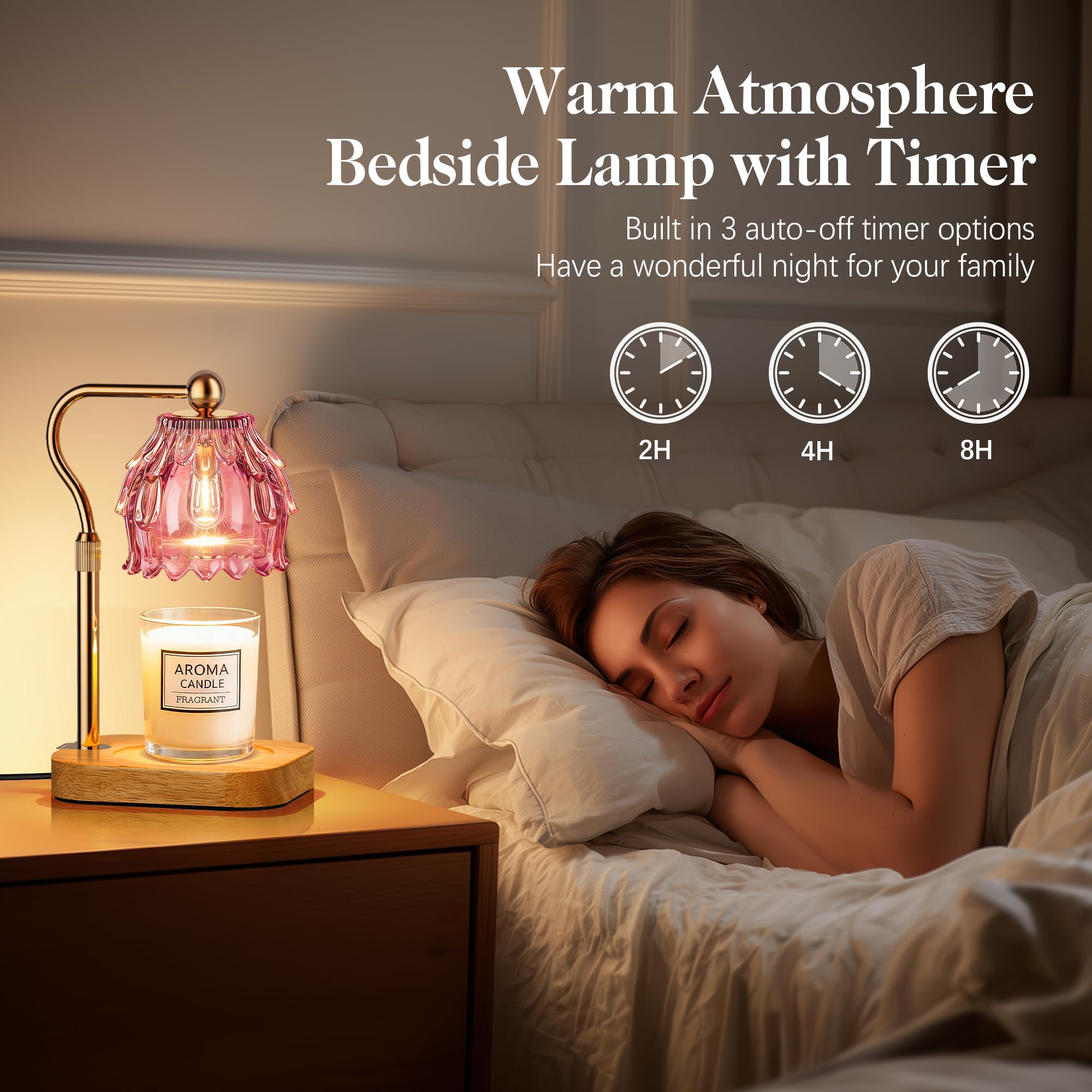 Candle Warmer Lamp with Timer Dimmer