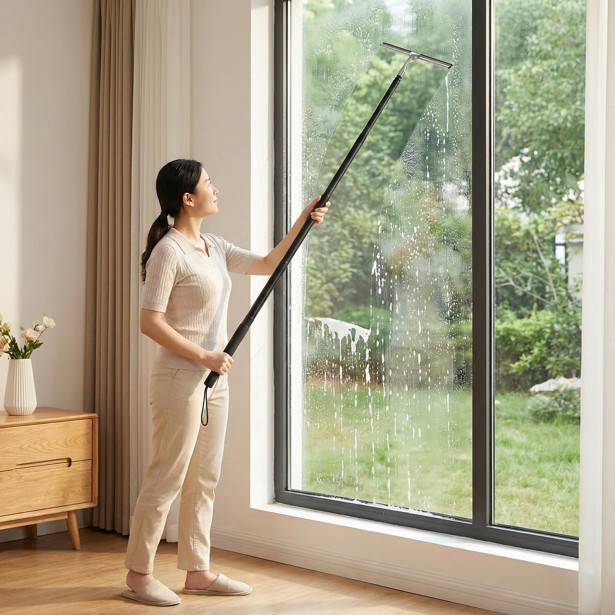 2 in 1 Window Squeegee