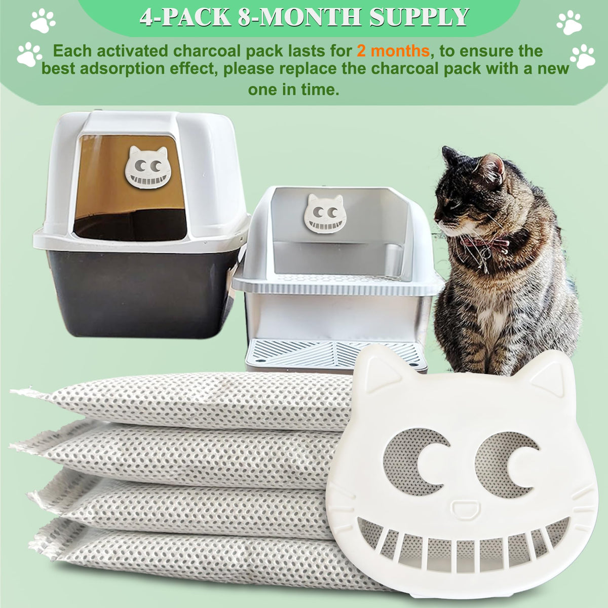 Unscented Cat Litter Box Deodorizer for Fumoi Automatic Litter Box