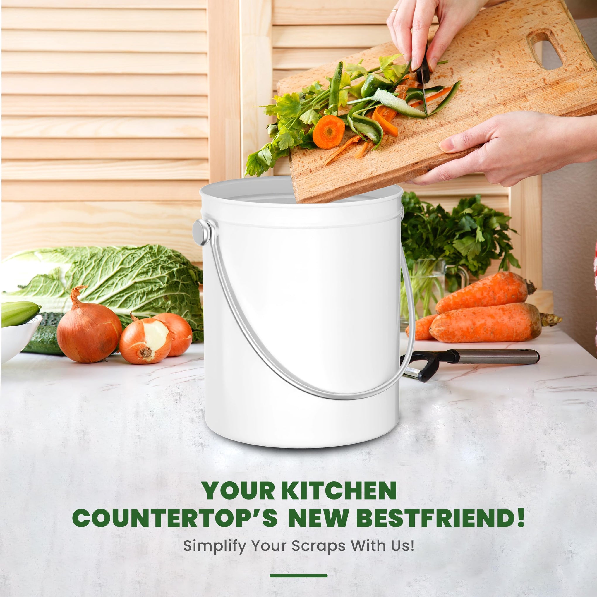 Countertop Compost Bin 1 Gallon