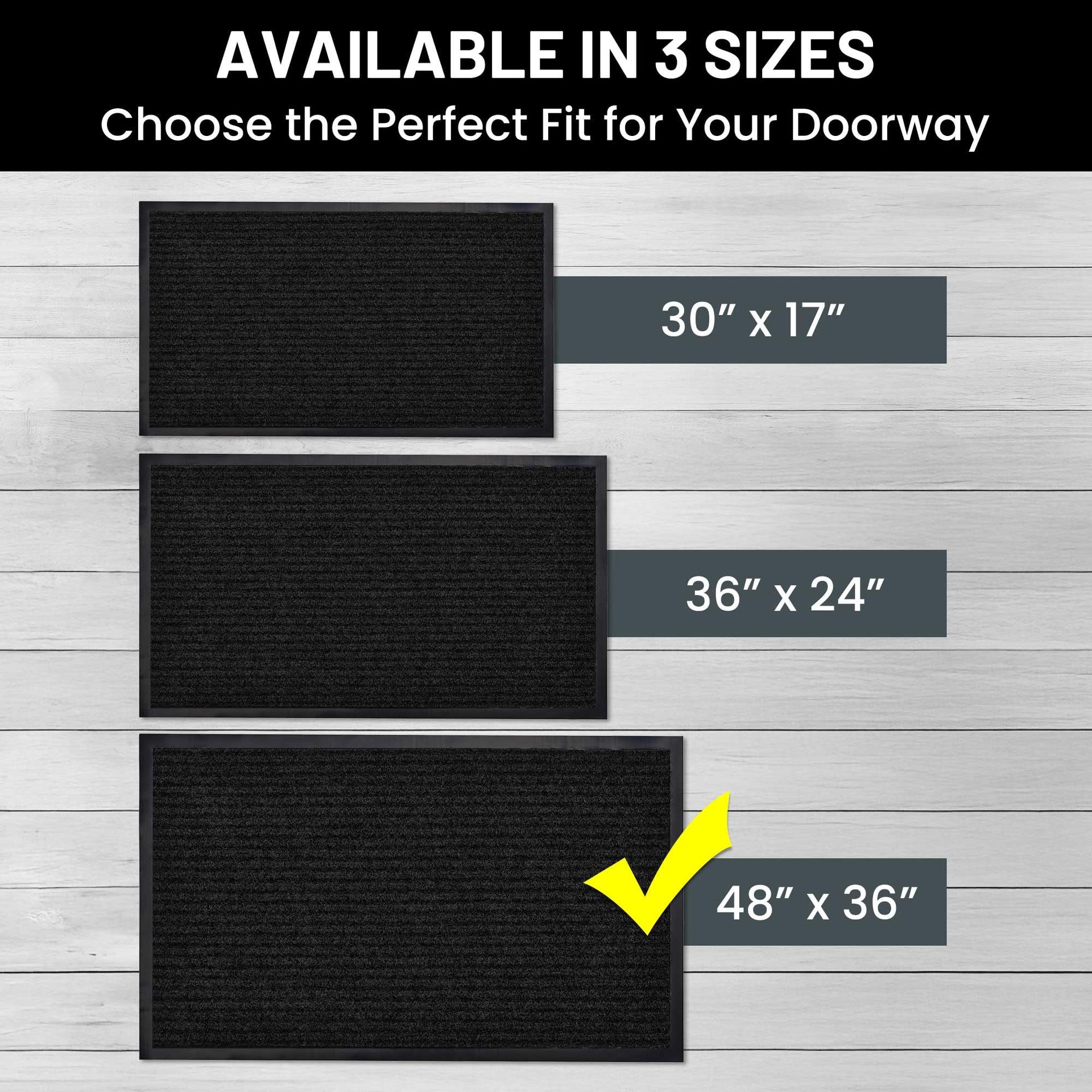 Front Door Mat (2 Count)