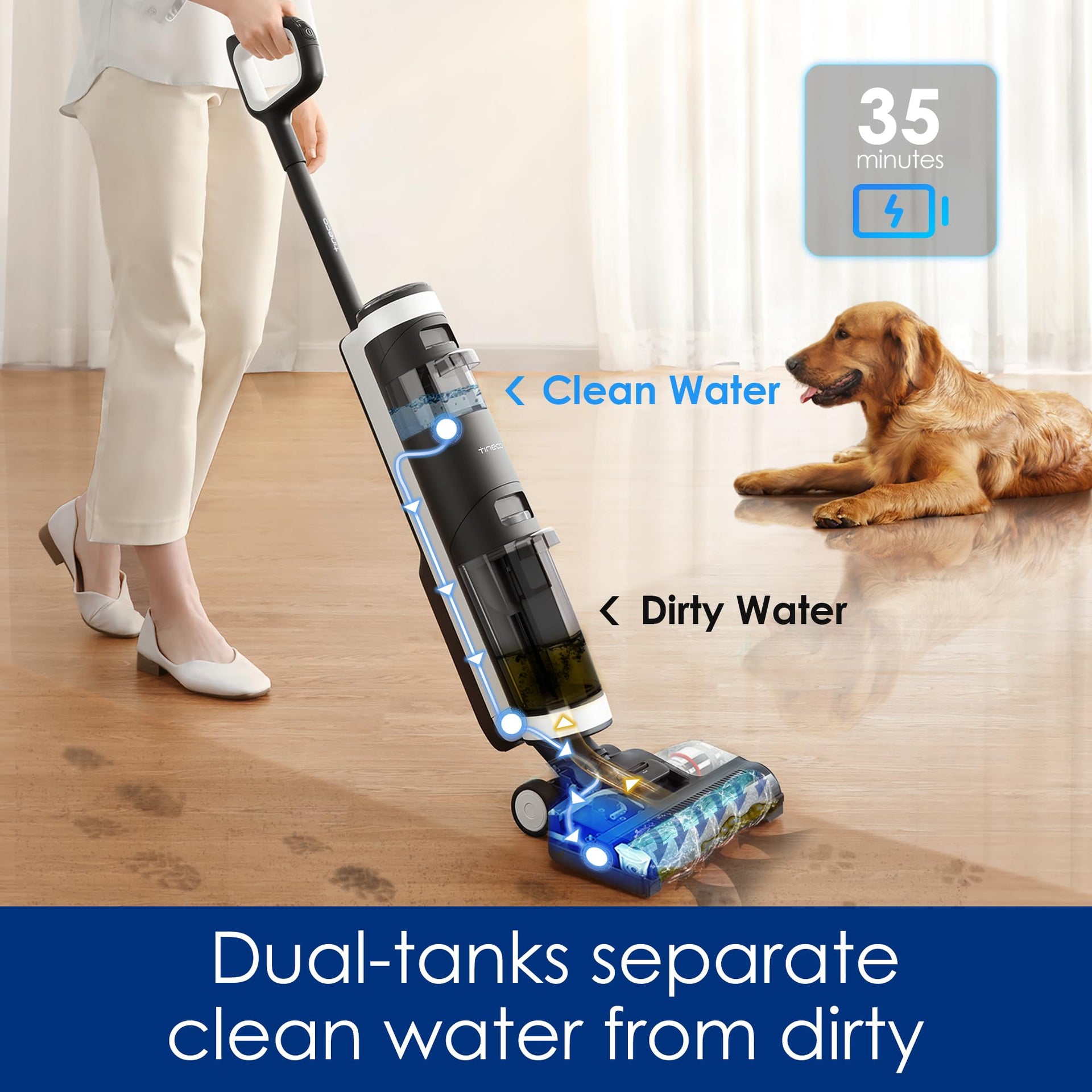 Floor ONE S3 Cordless Hardwood Floors Cleaner - ModHome Supplies