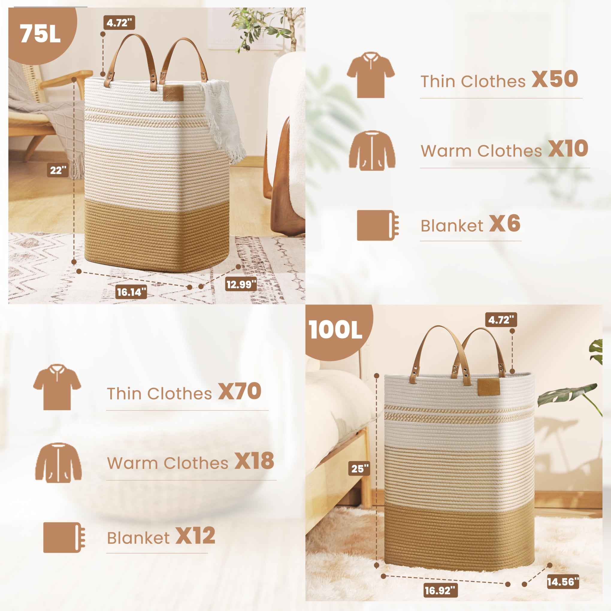 100L Nursery Hamper (69.76 Ounce)