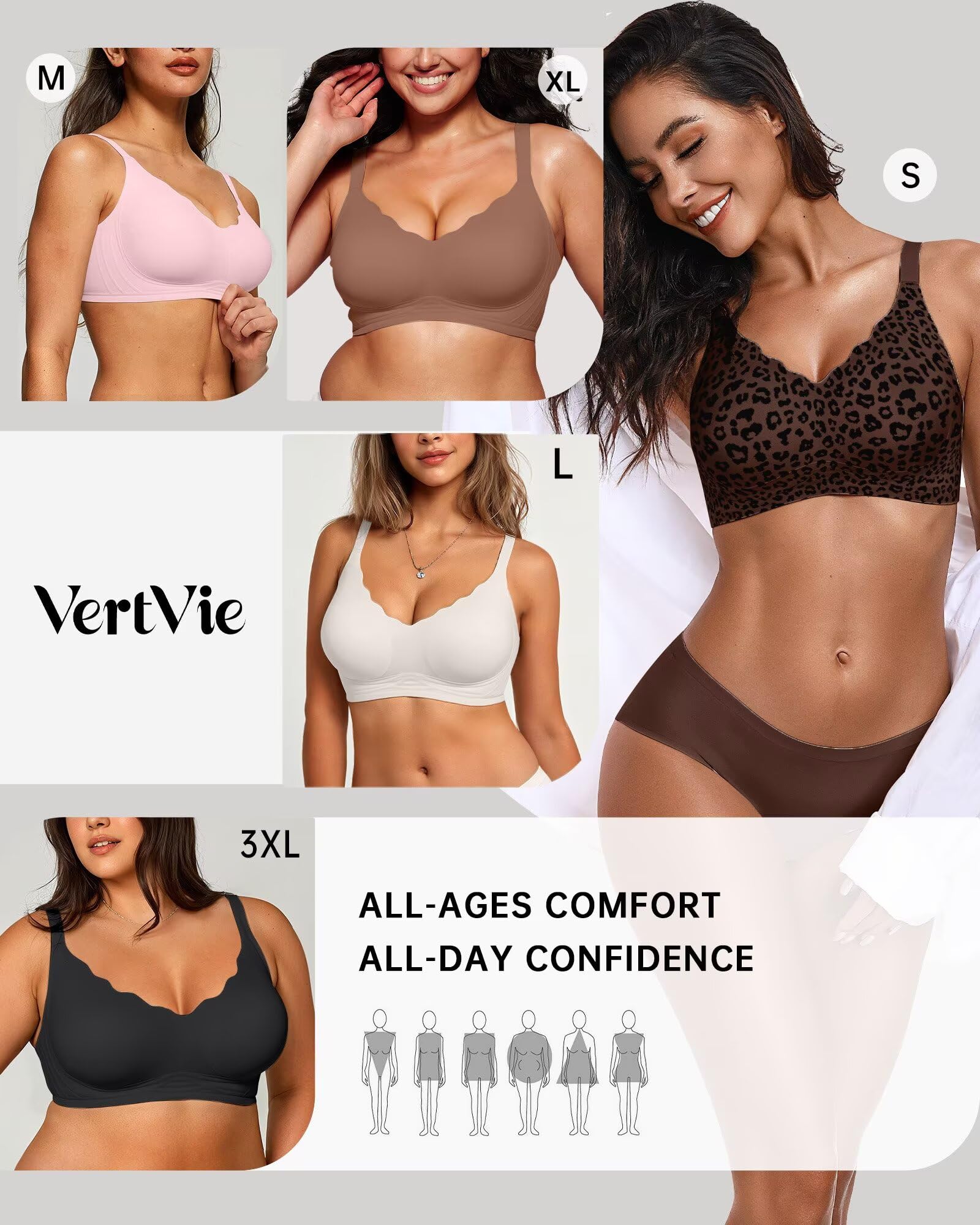 Seamless Jelly Bra No Underwire Supportive Bralette