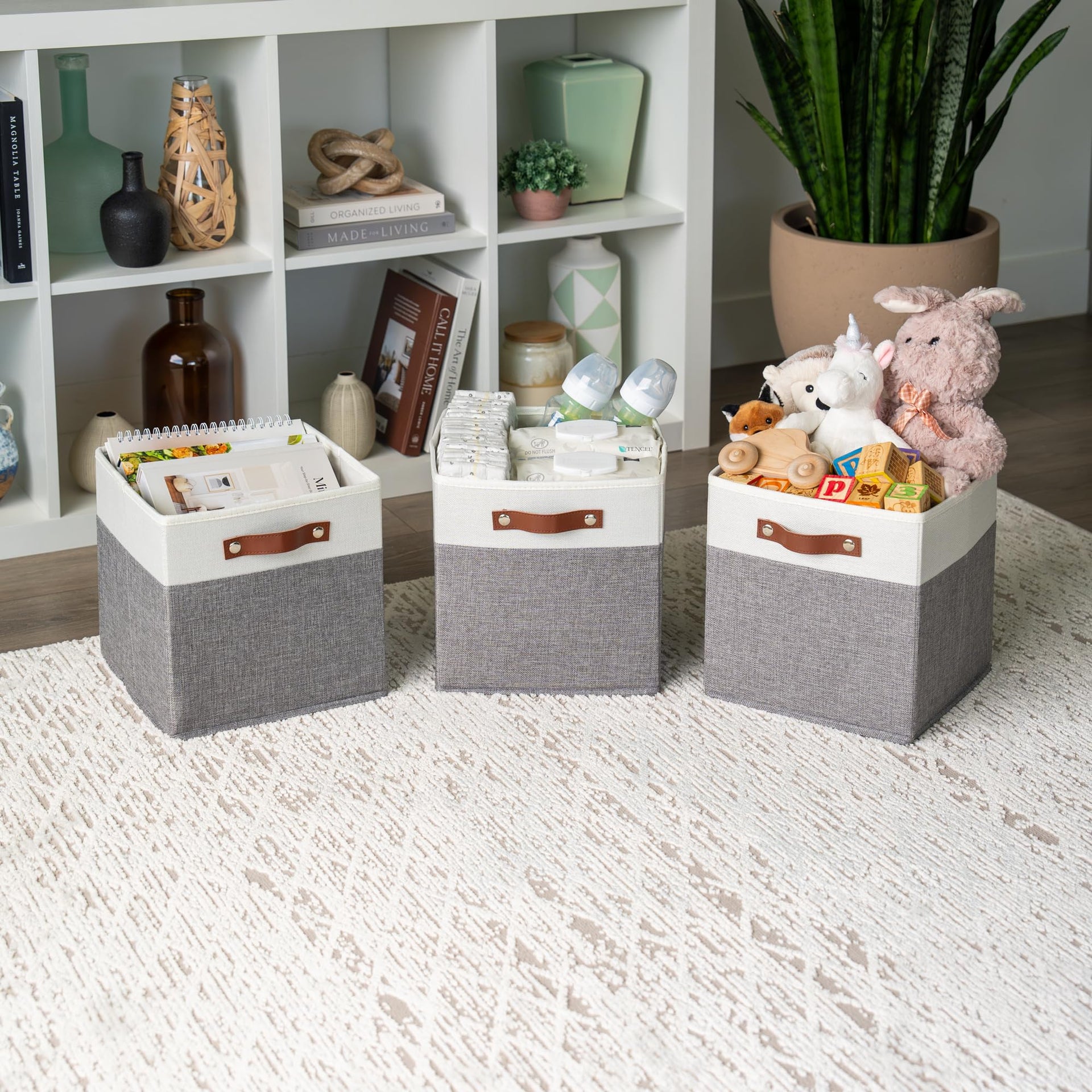 11x11 Cube Storage Bins (4 Count)