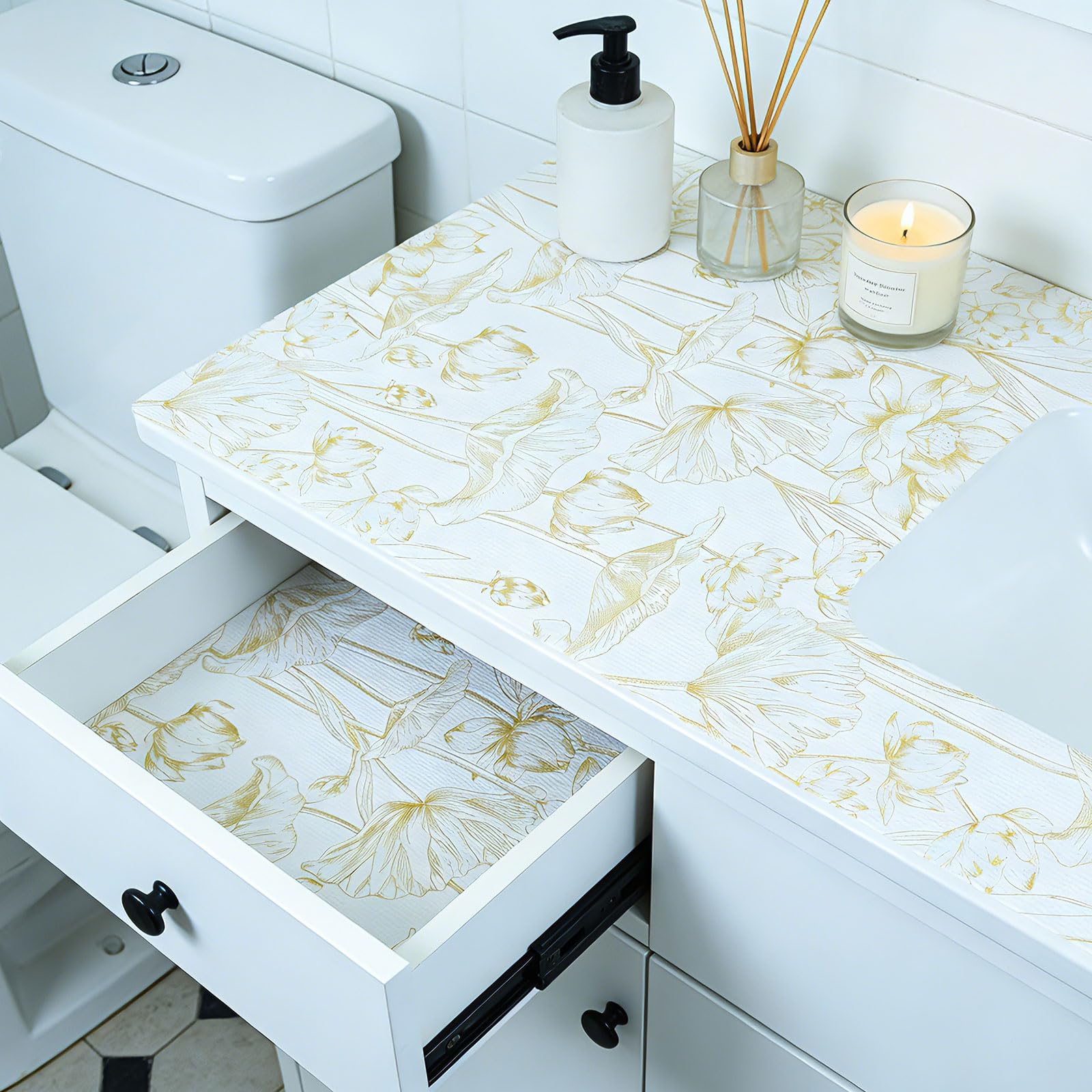 Shelf Liners Thickened Non (13.888 sq ft sq ft)