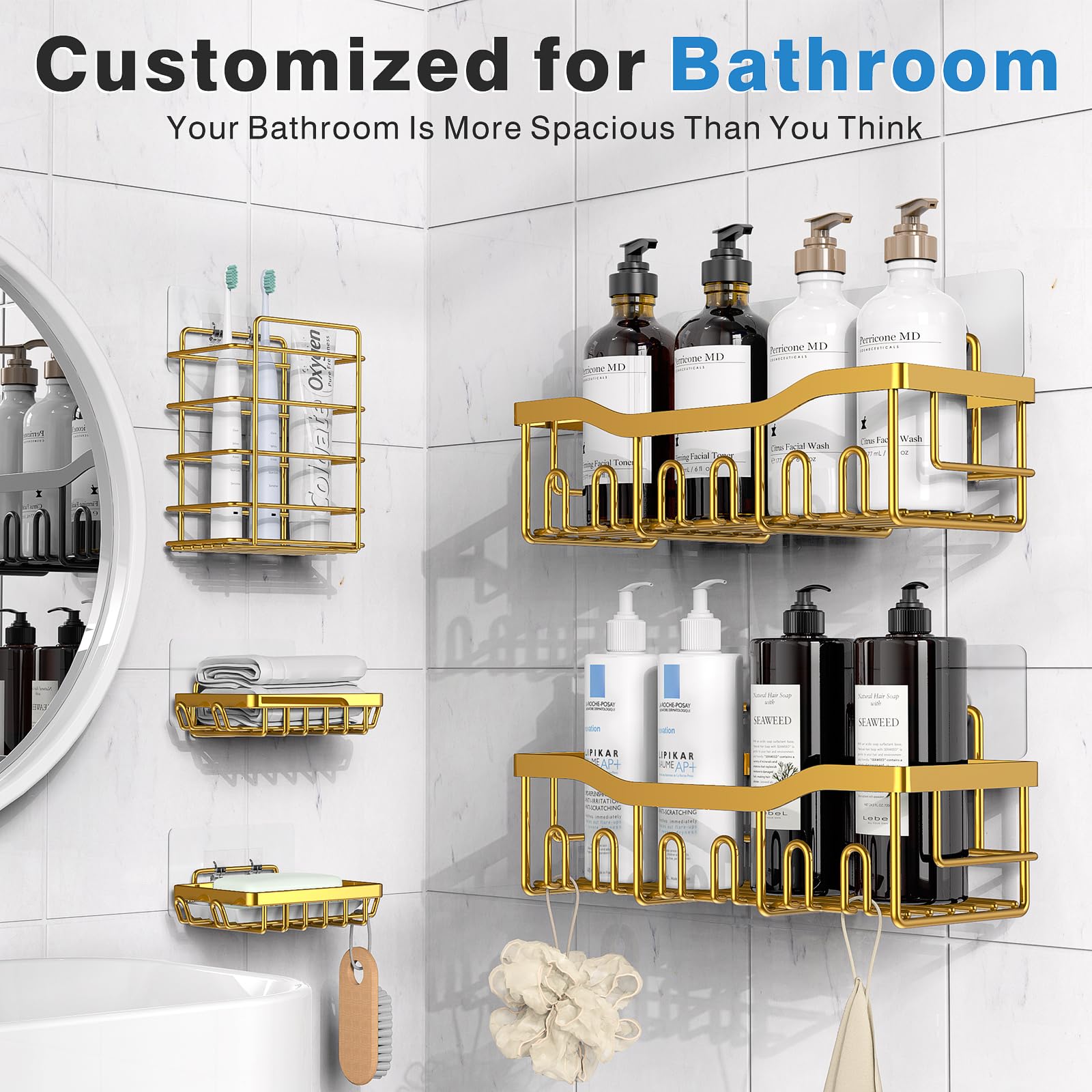 Shower Caddy 5 Pack