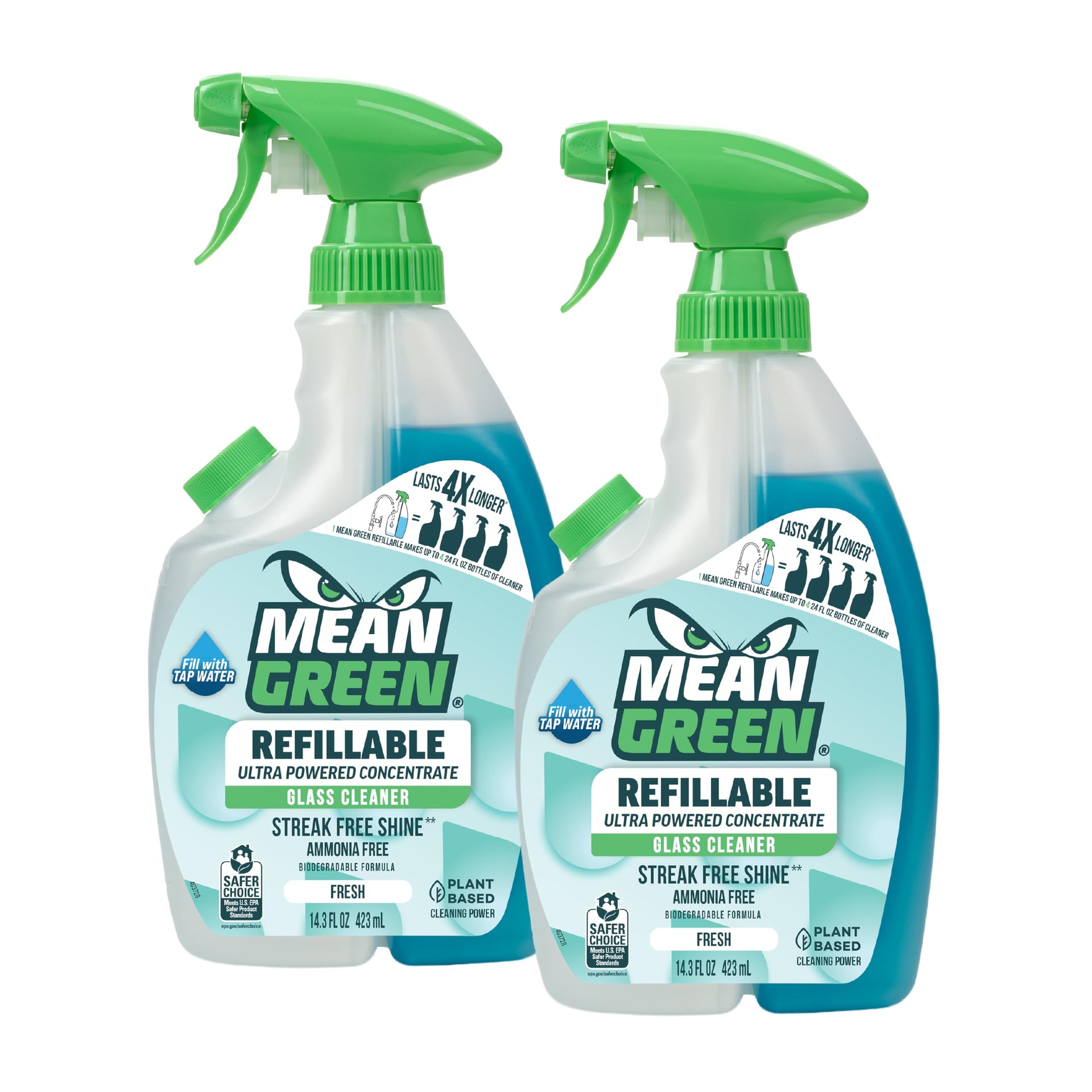 Refillable Ultra Powered Glass Cleaner Concentrate (28.6 Fl Oz) - ModHome Supplies