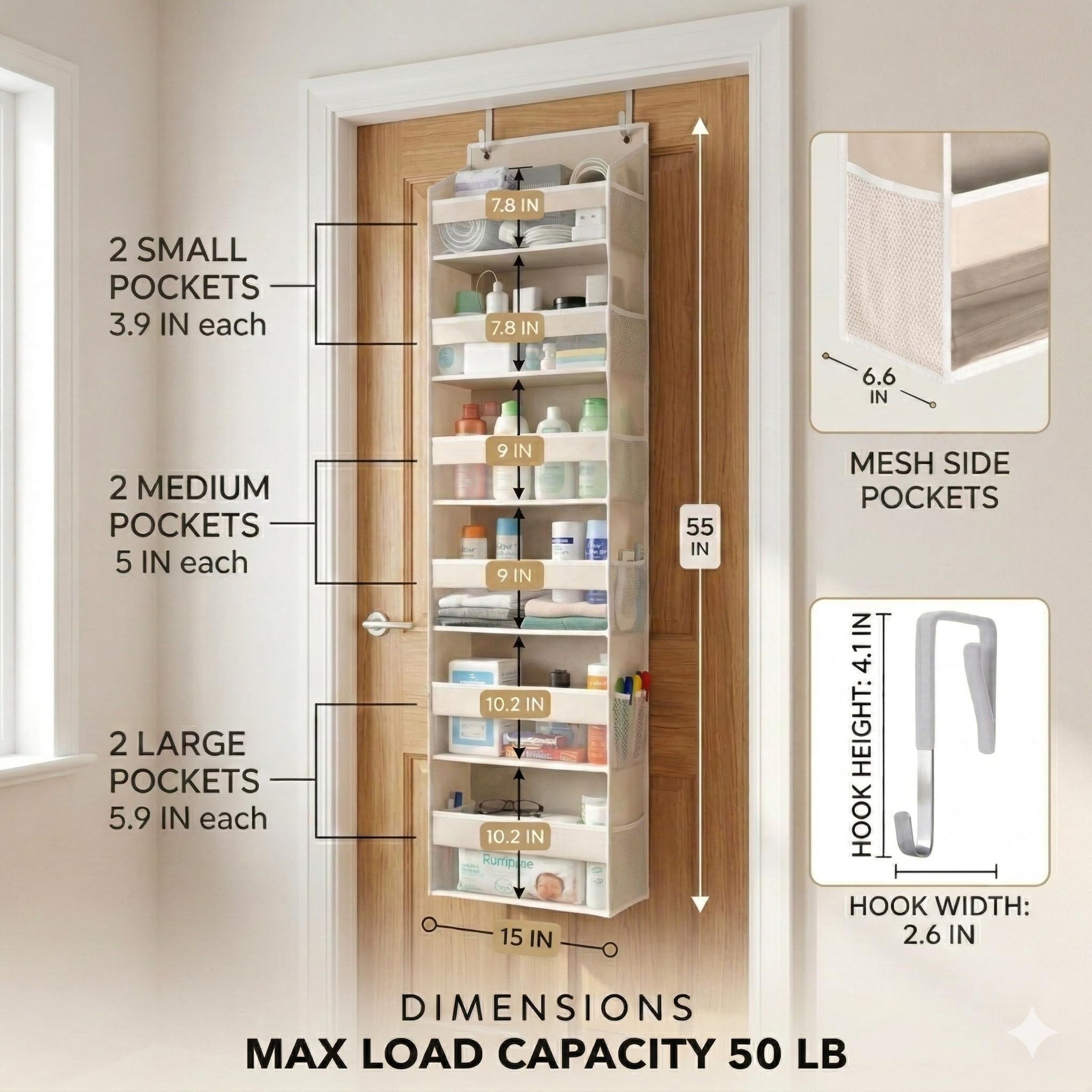 Over the Door Organizer (2 Count)