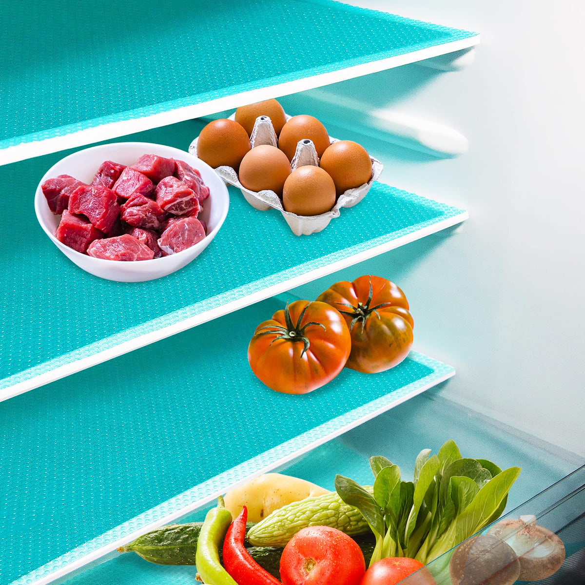 20Pcs Refrigerator Liners (28.5 Sq Ft)