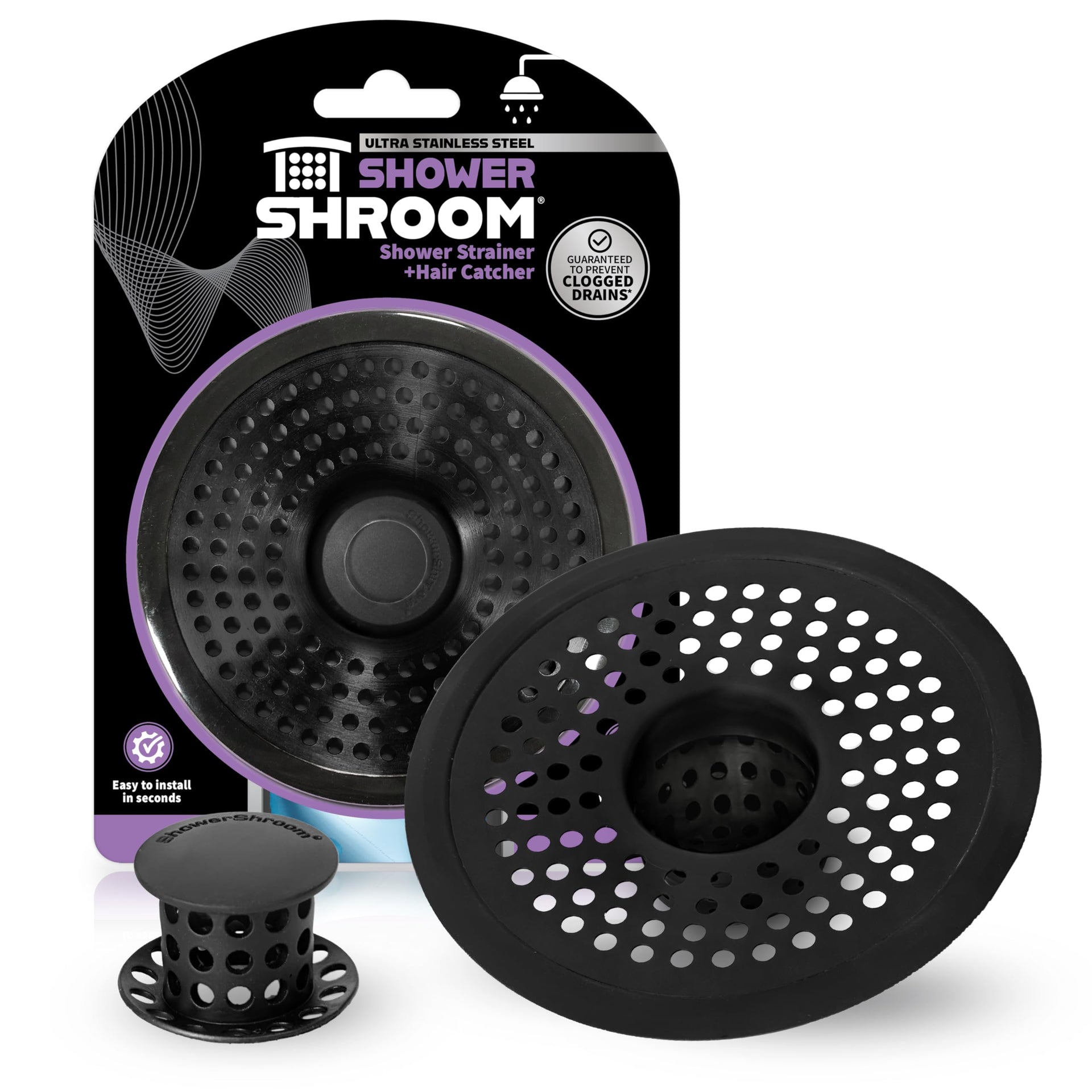 Ultra Matte Black Hair Catcher
