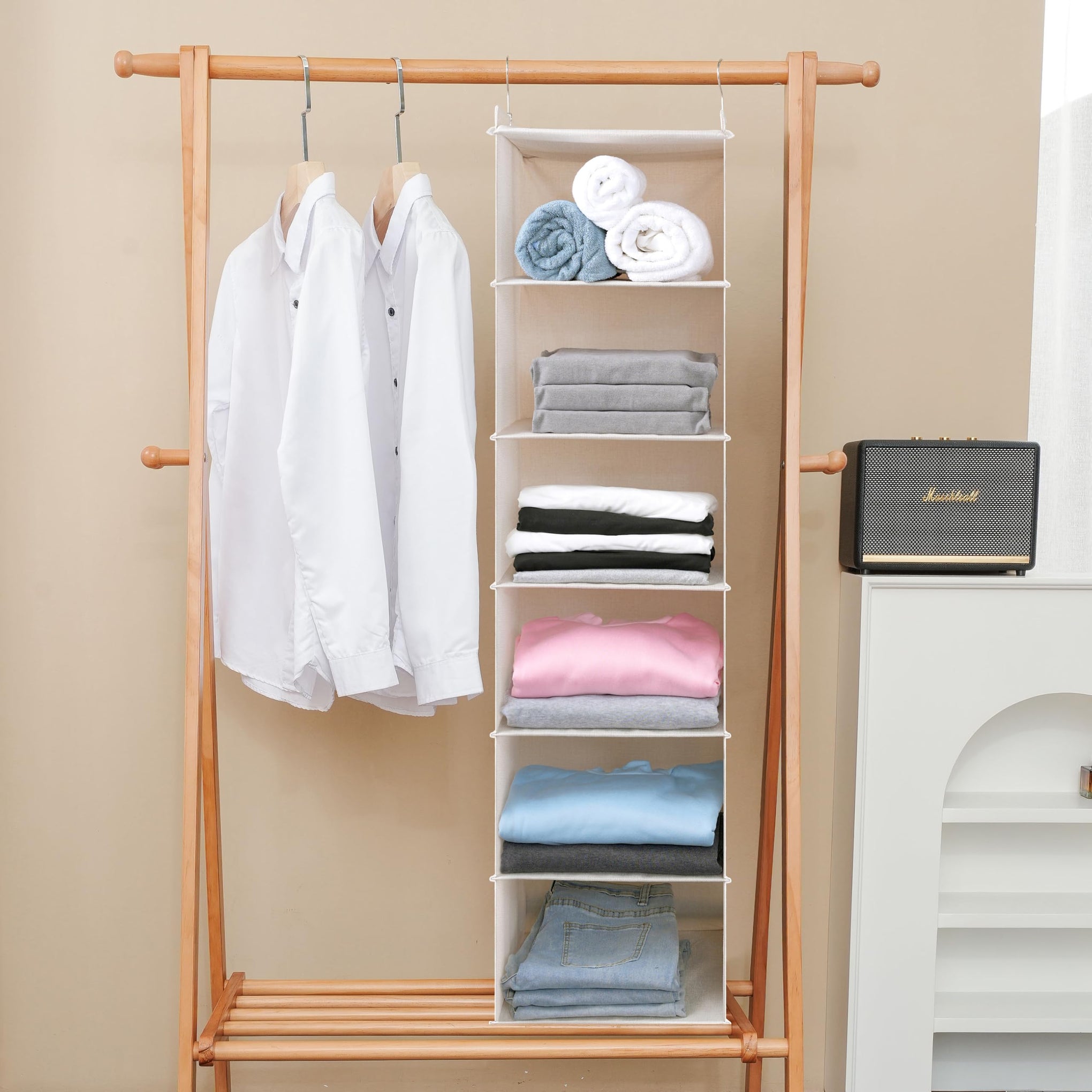 Large Hanging Sweater Organizer for Closet