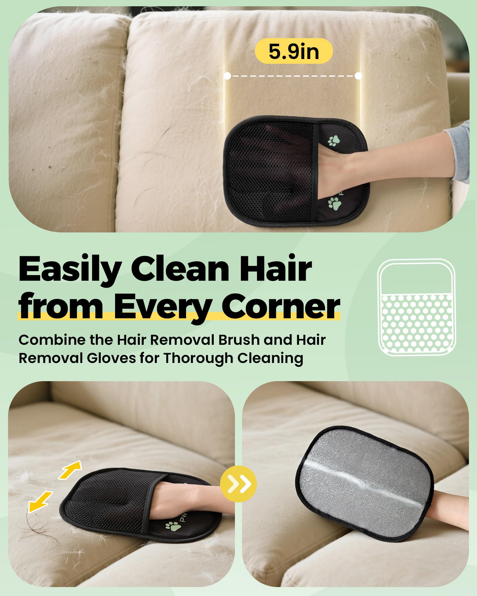 Carpet Rake for Pet Hair Removal Tool