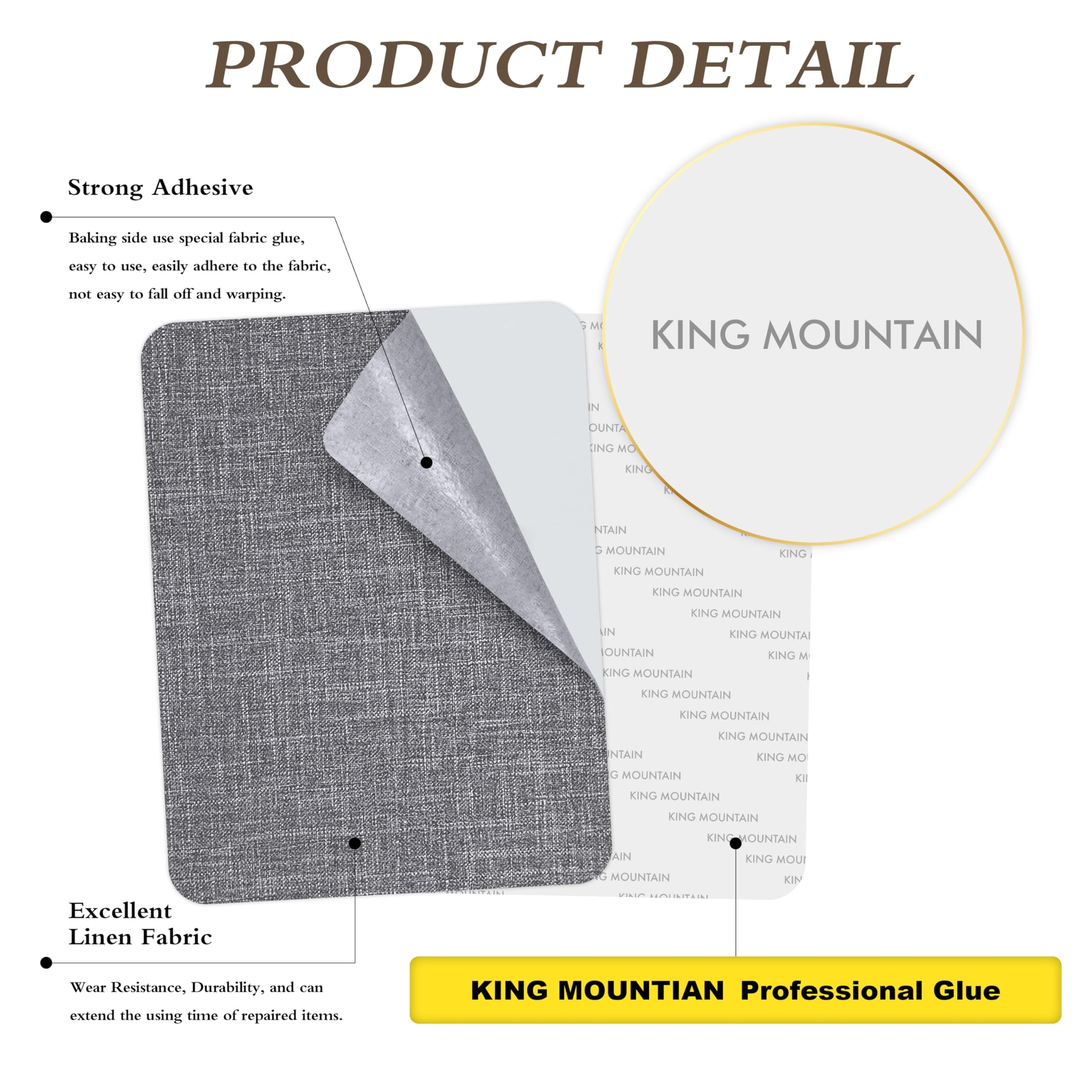 Fine Linen Repair Patches (2 Count)