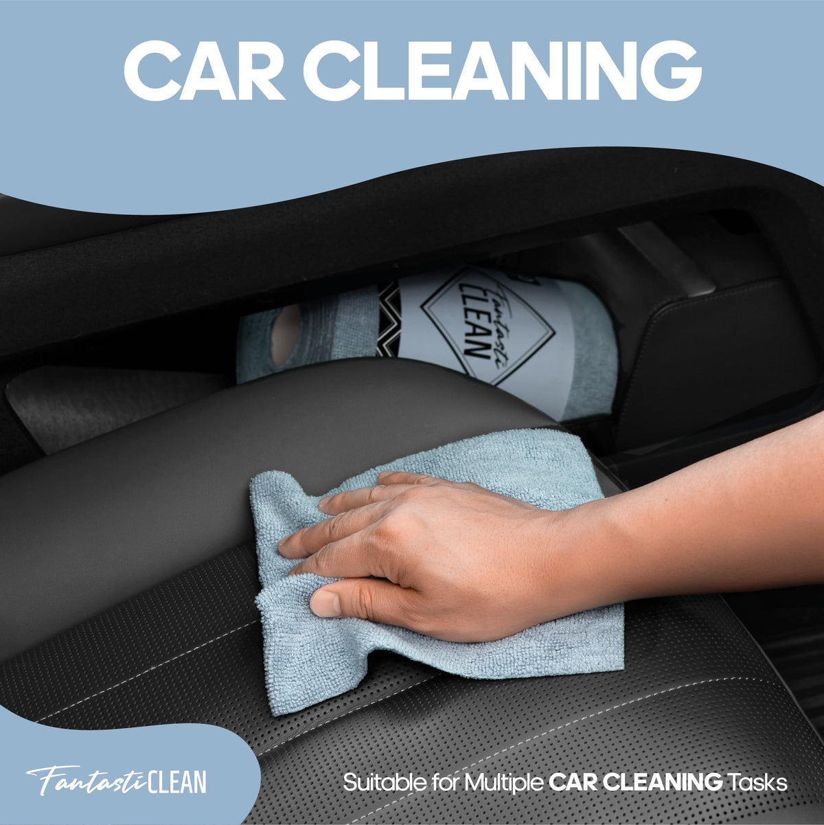 Microfiber Cleaning Cloth Roll (60 Count)