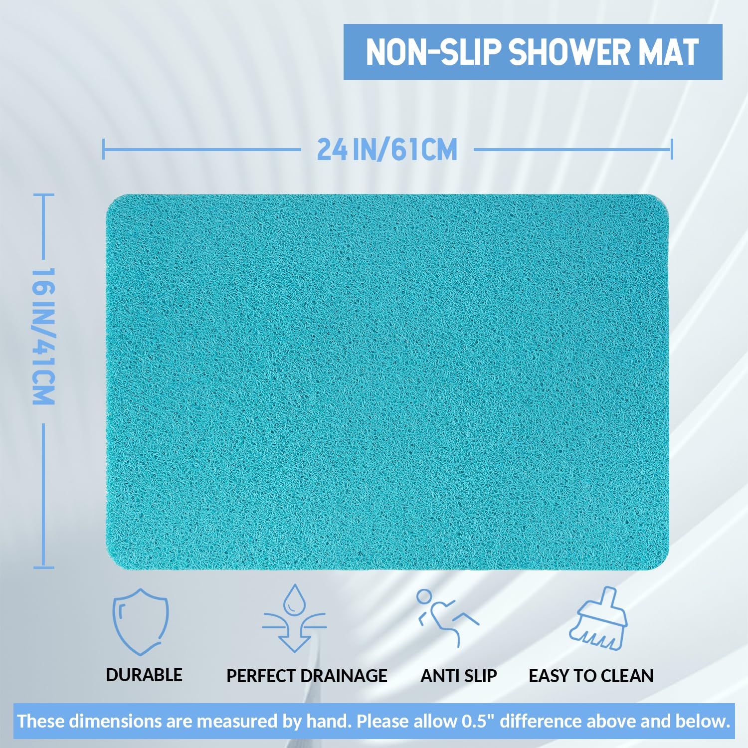Non Slip Bathtub Mat (2 Count)