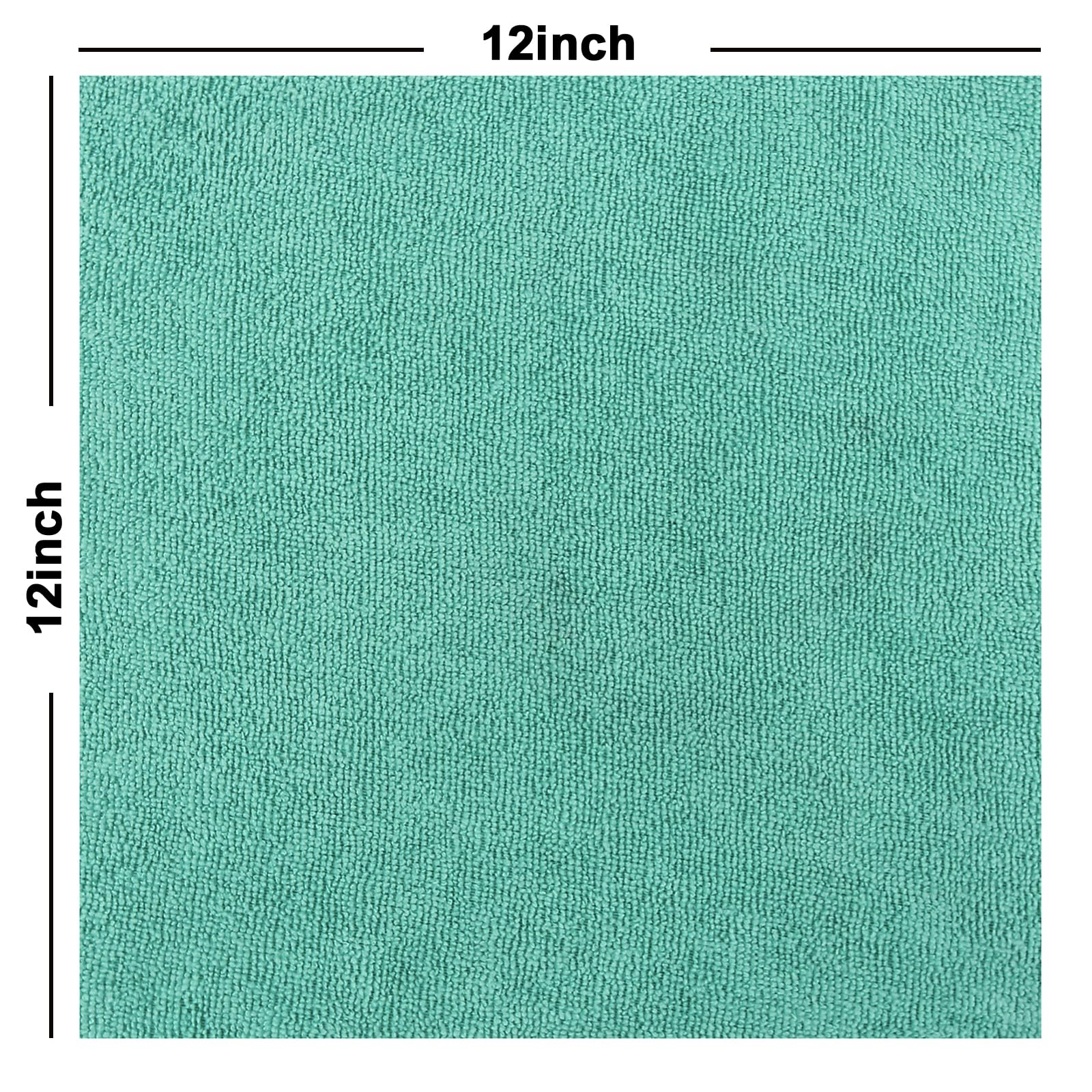 50PK Profesional Resuable Lint Free Microfiber Edgeless Cleaning Cloth Cleaning Rags (50 Count)