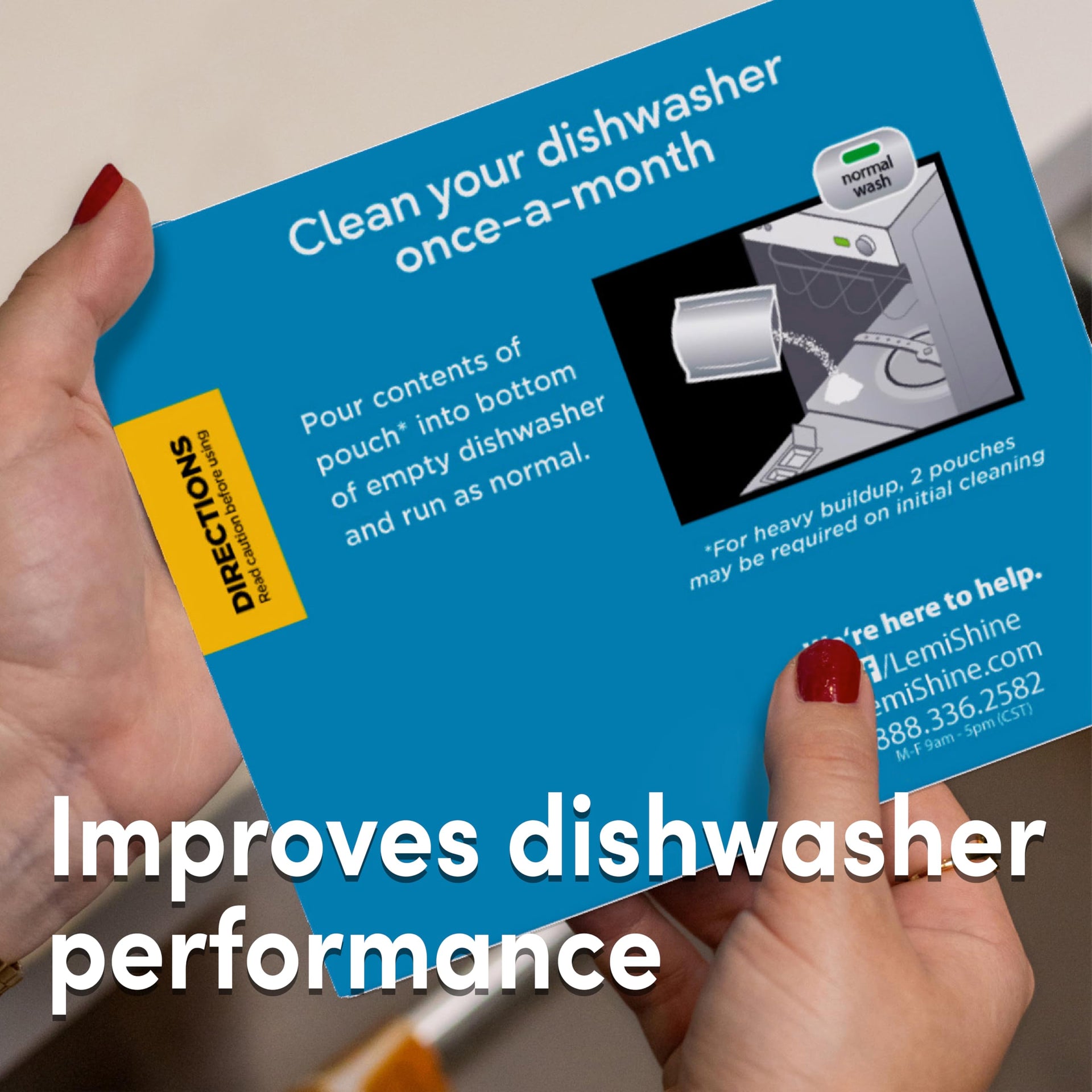Natural Dishwasher Cleaner & Deodorizer (14.08 Ounce)