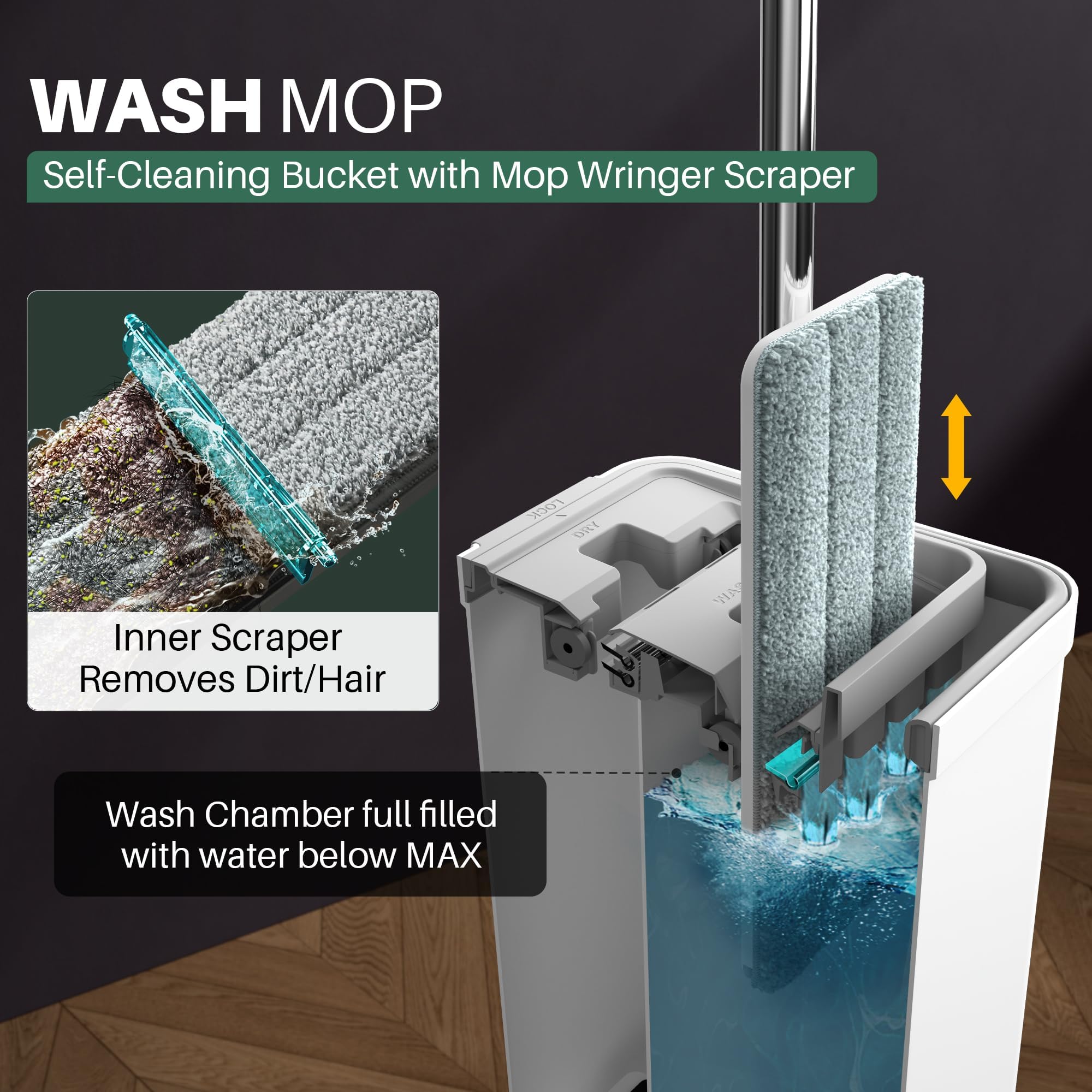 Mop and Bucket Set for Home and Commercial Use - ModHome Supplies