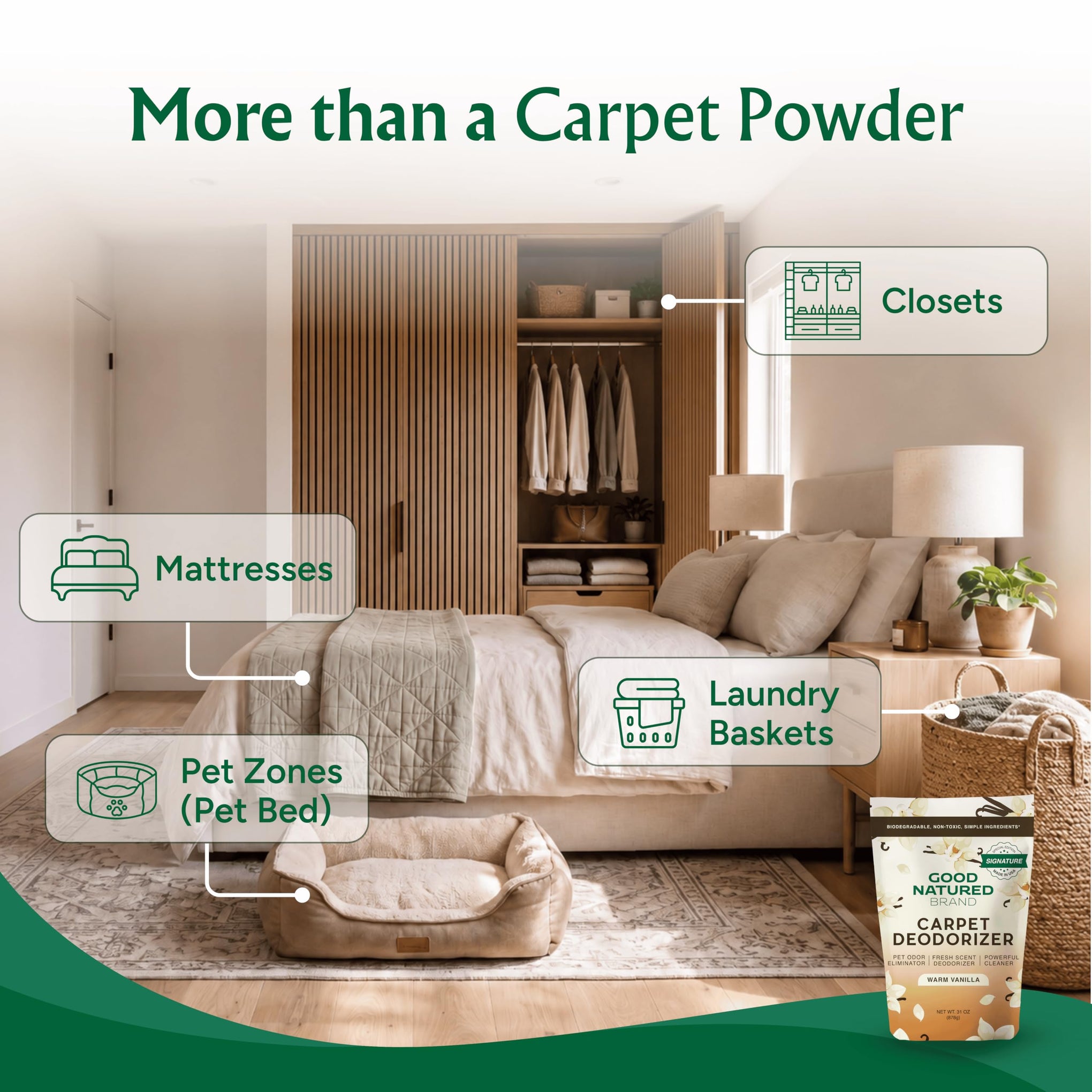 Carpet Freshener & Deodorizer Powder (31 Ounce)