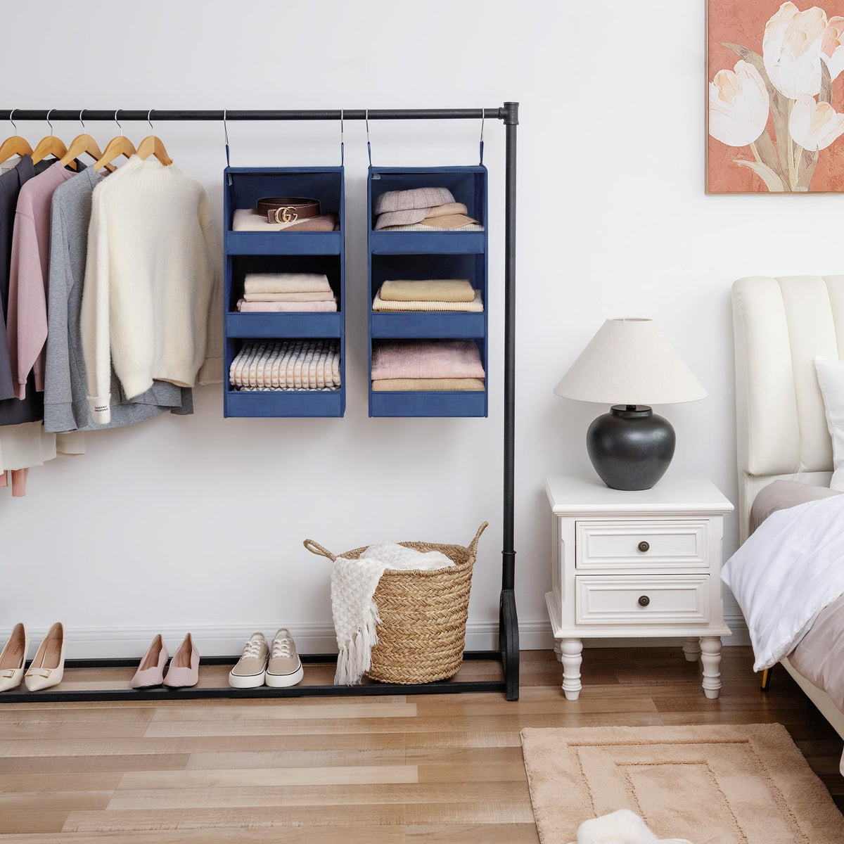 3 Shelf Hanging Closet Organizer (2 Count)