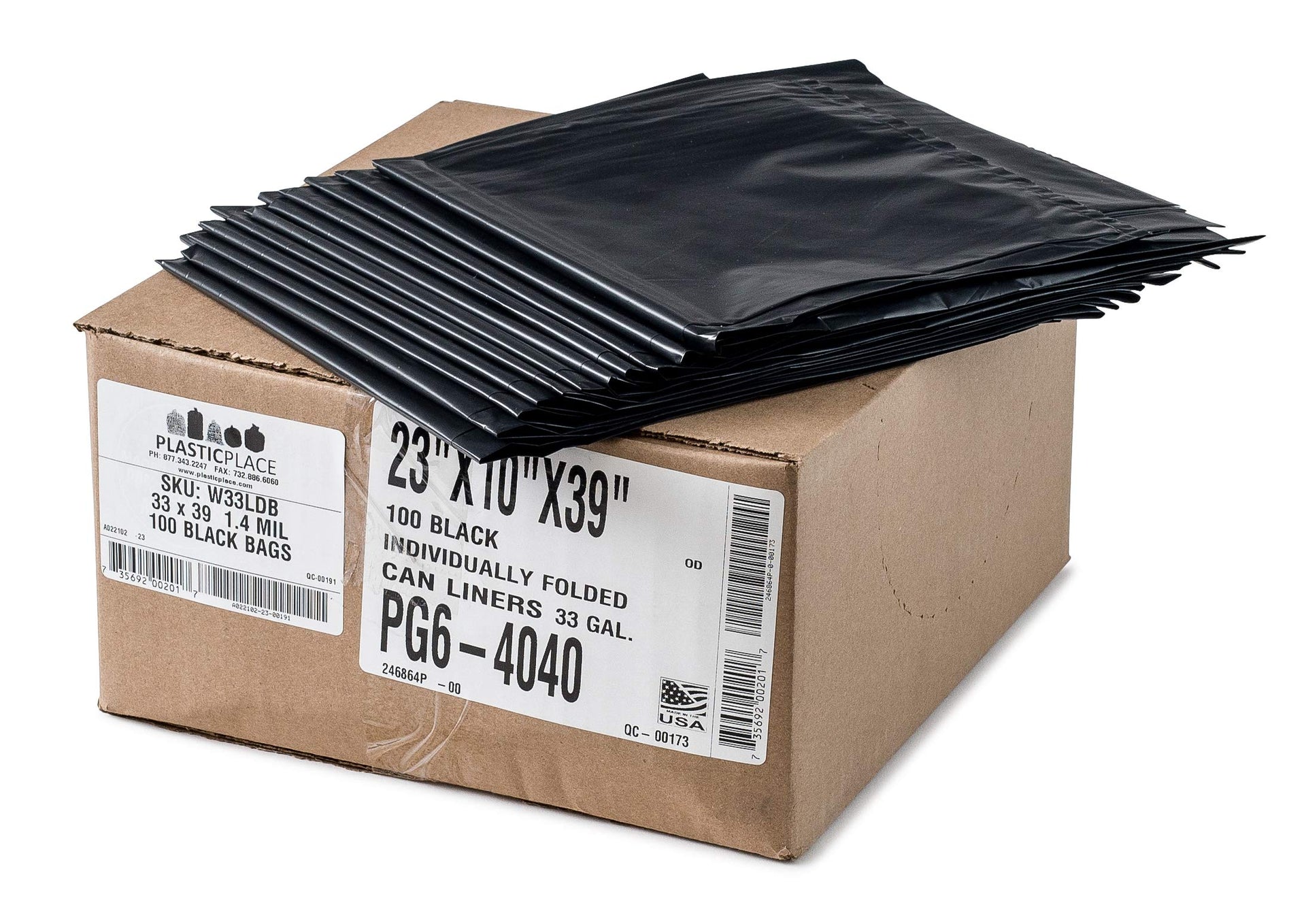 Black Garbage Bags (100 Count)
