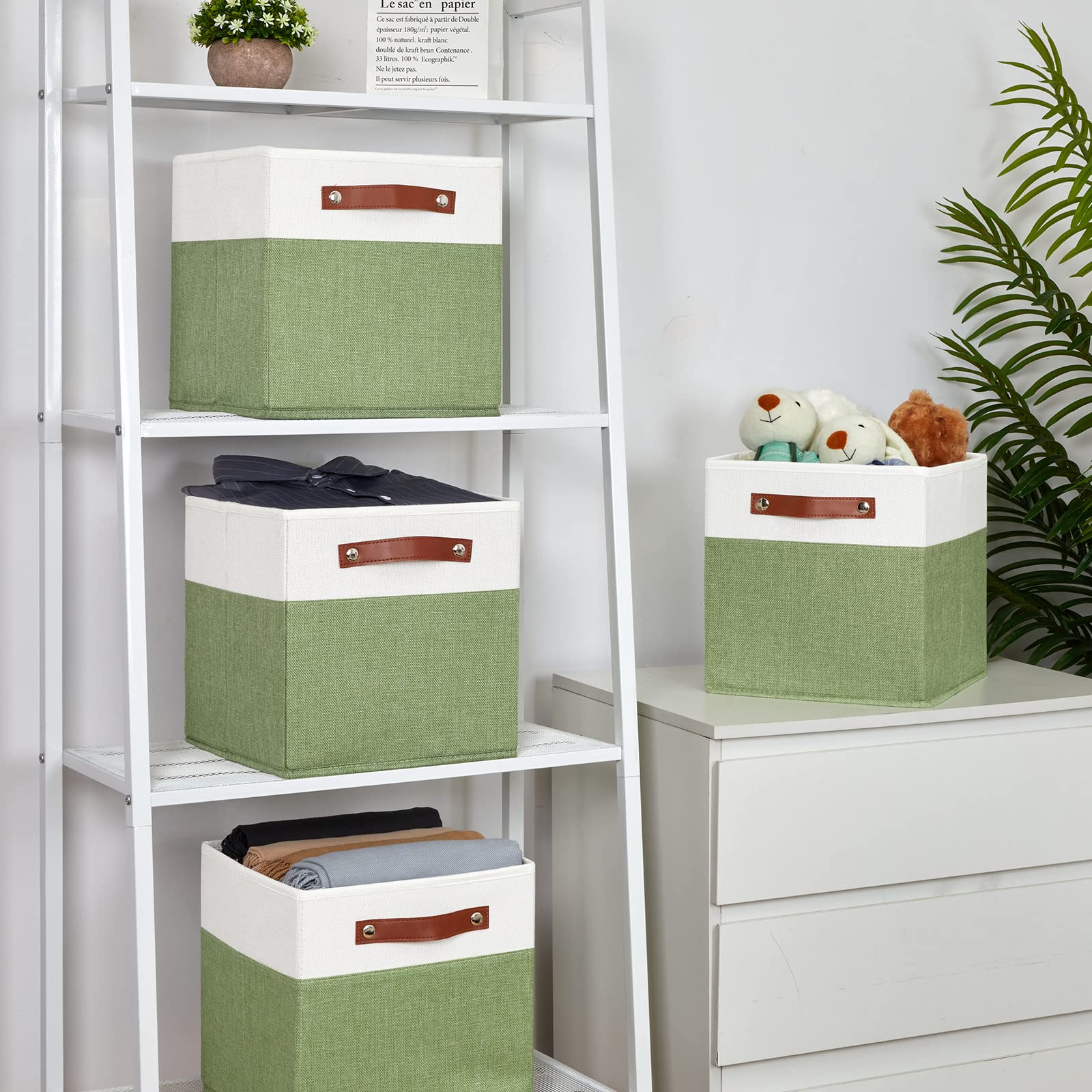 Fabric Storage Bin 11x11 Cube Storage Bins for Home