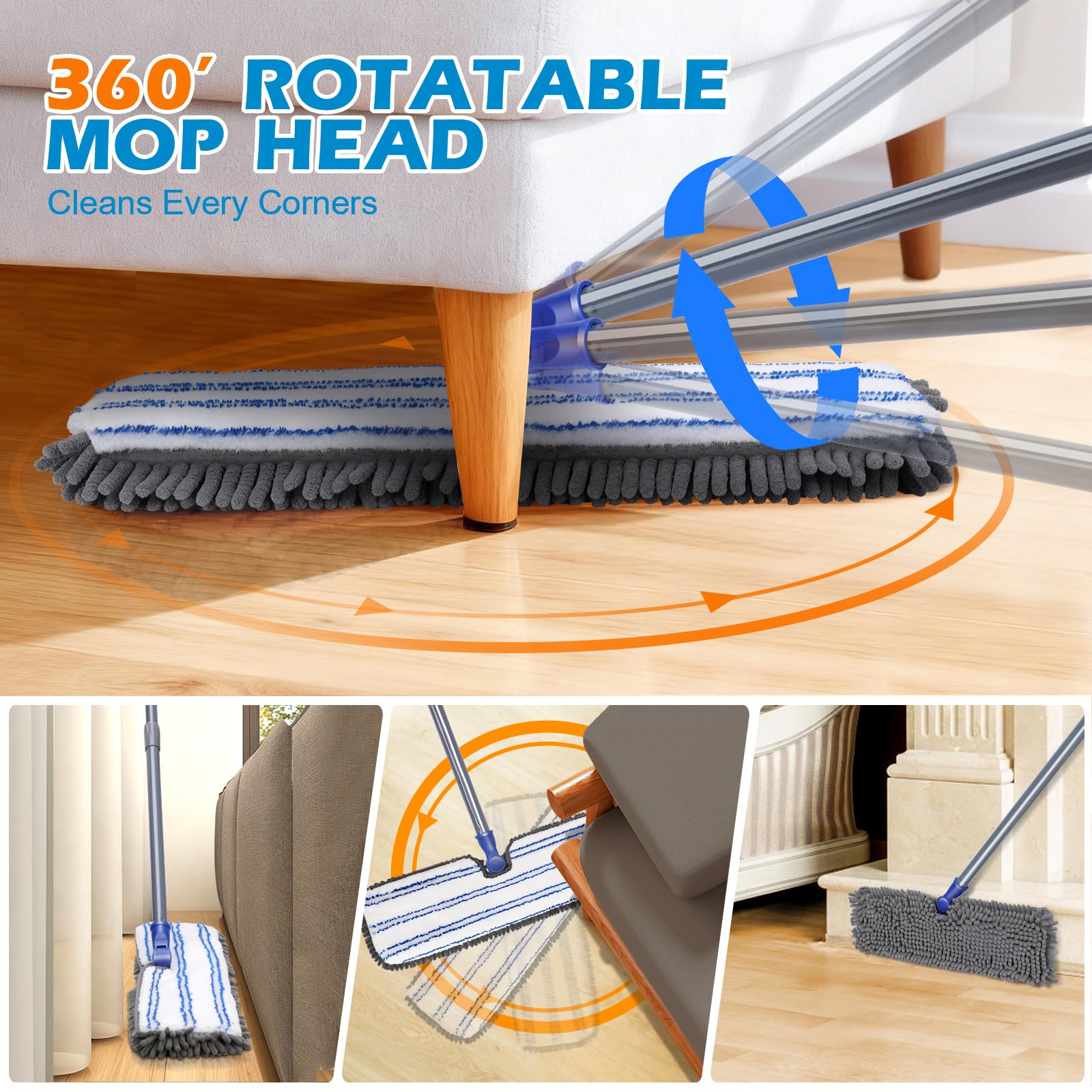 Flip Microfiber Mop - ModHome Supplies