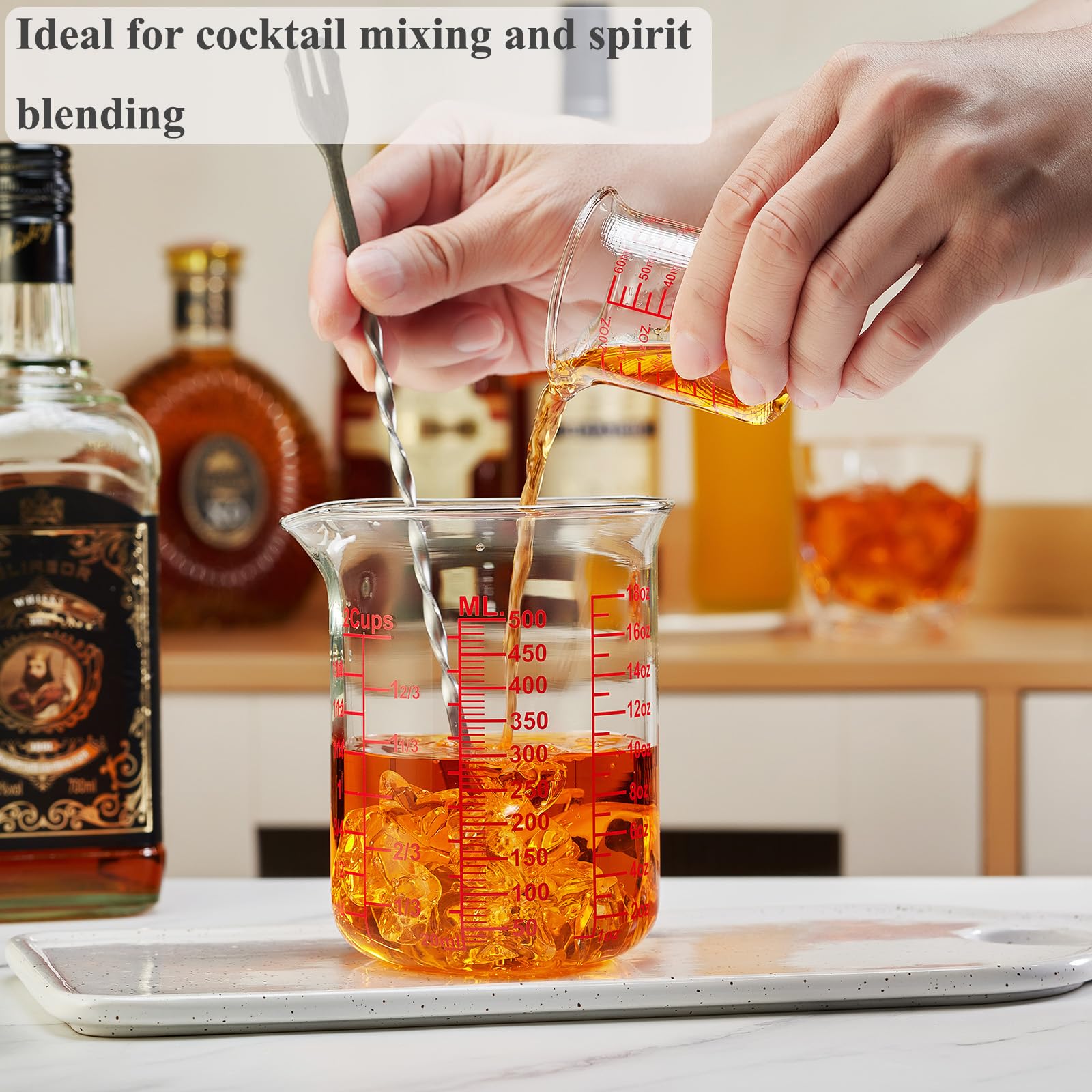 High Borosilicate Glass Measuring Cup