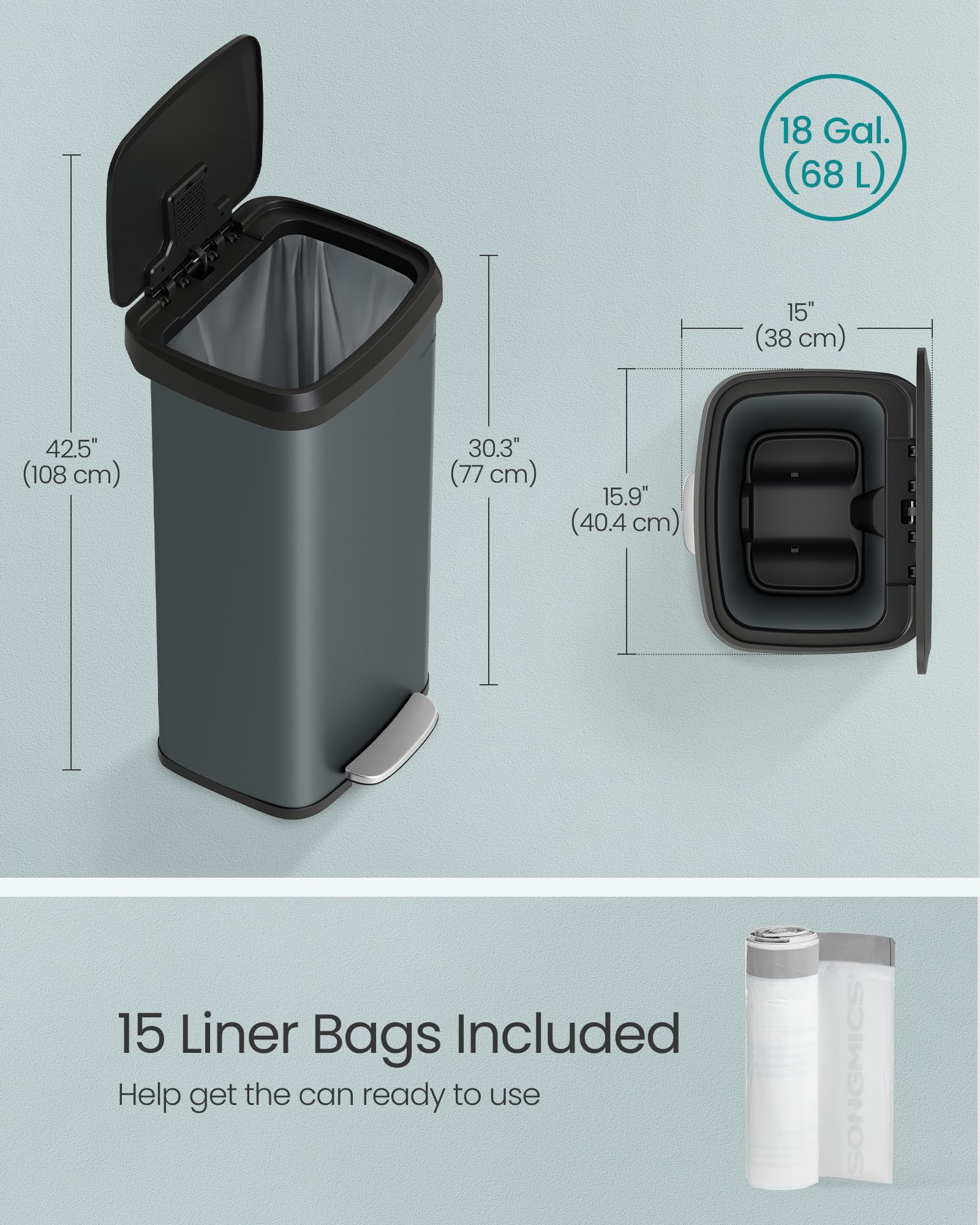 Kitchen Trash Can