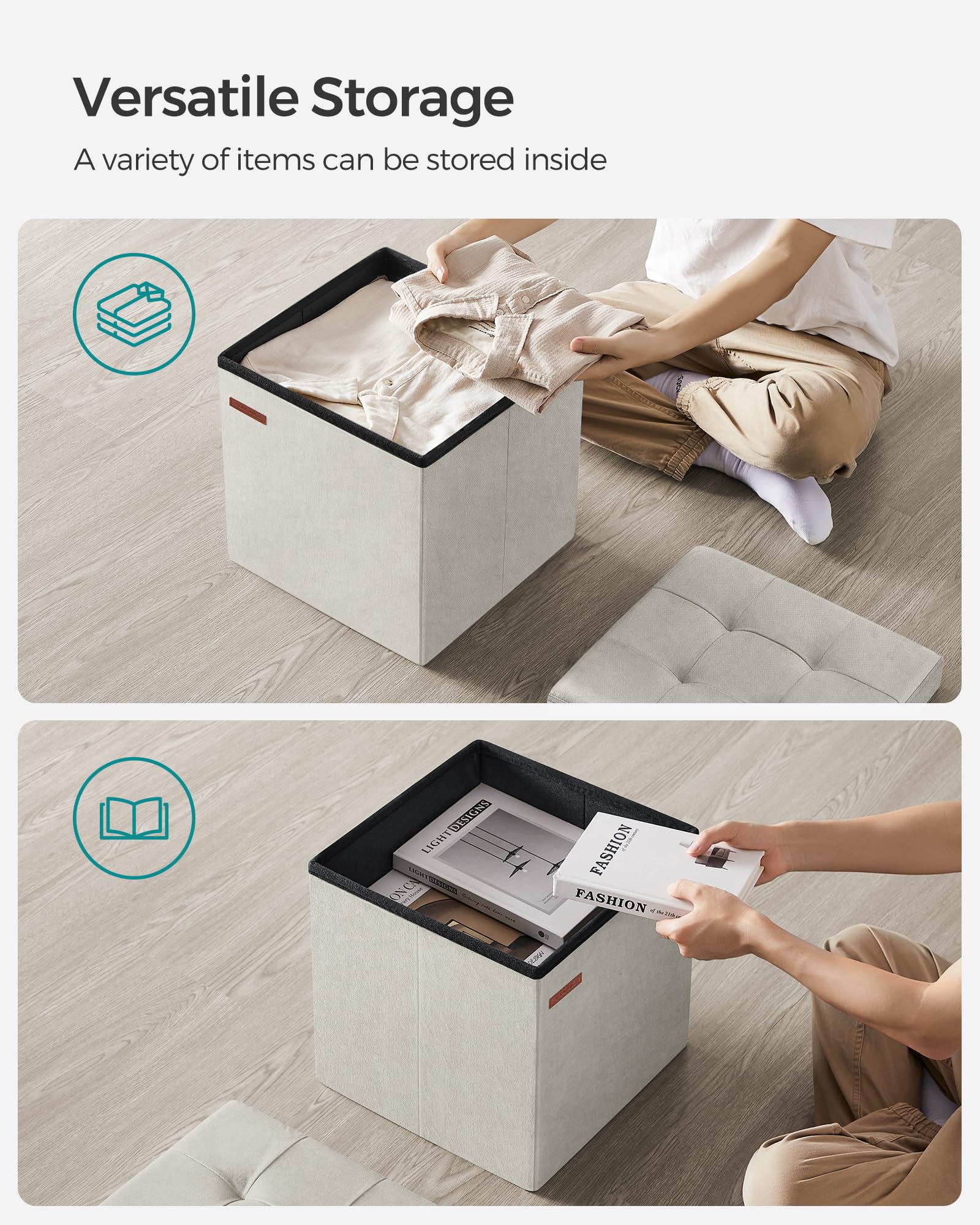 Small Storage Ottoman