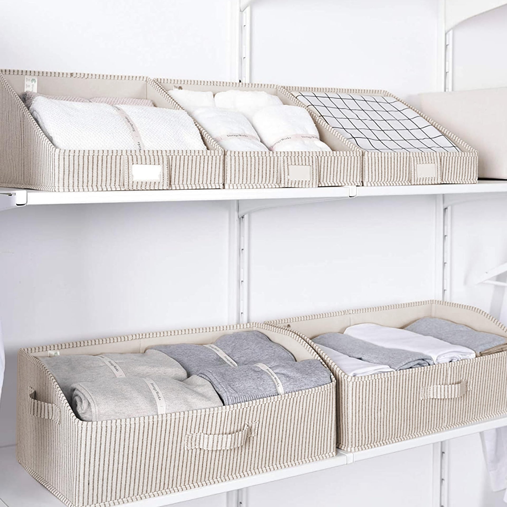 Closet Storage Bins Trapezoid (3 Count)