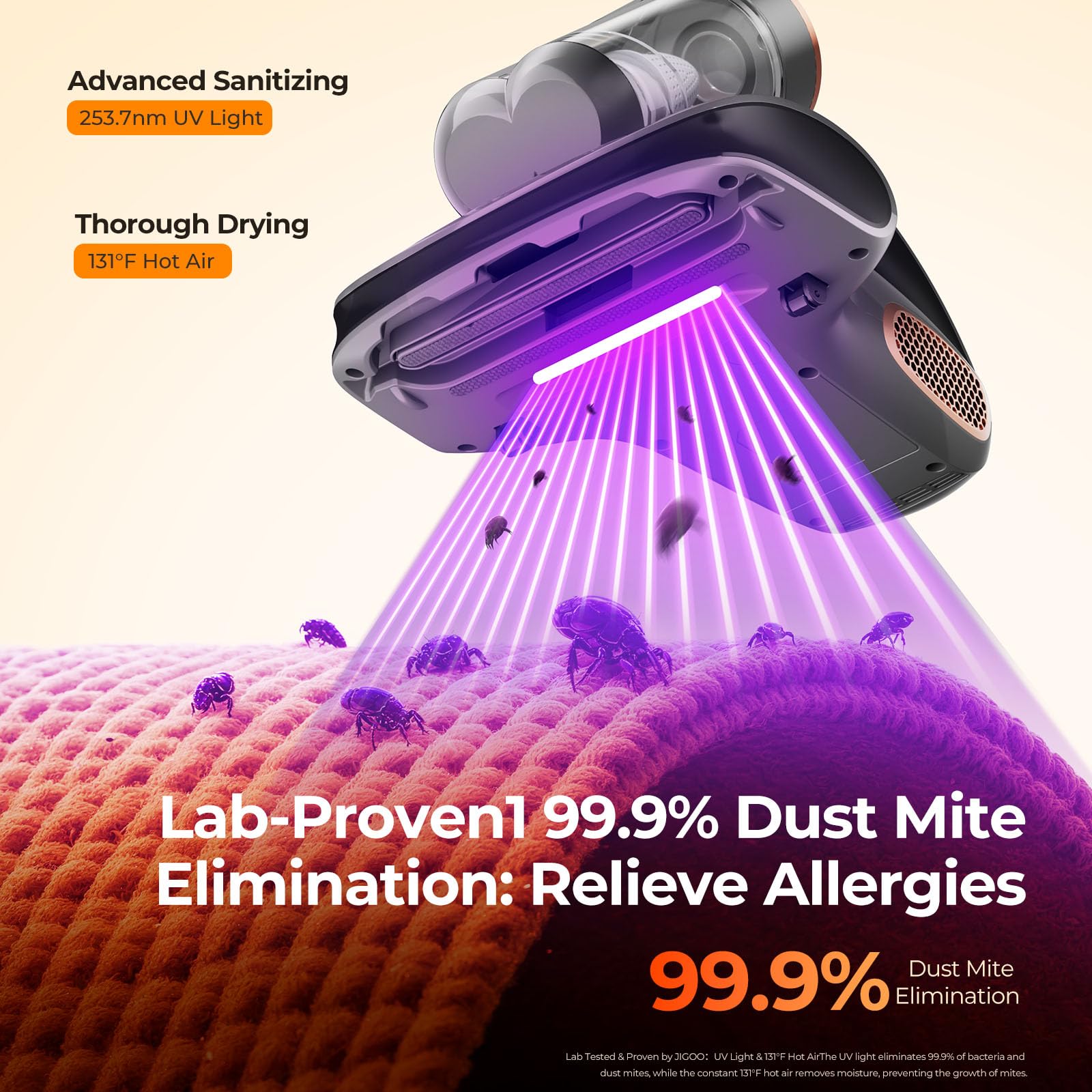 Mattress Vacuum Cleaner with UV