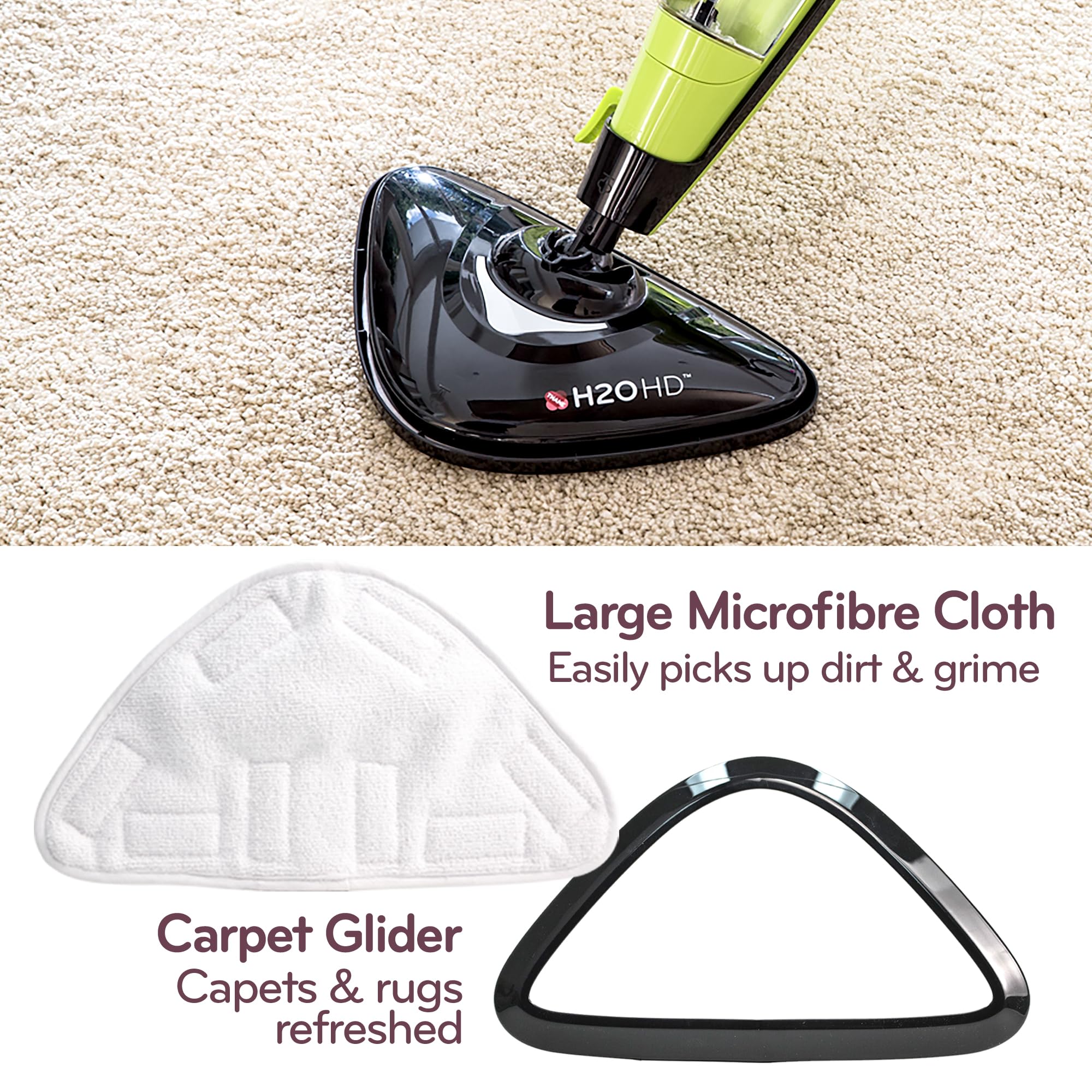 HD Steam Mop & Handheld Steam Cleaner
