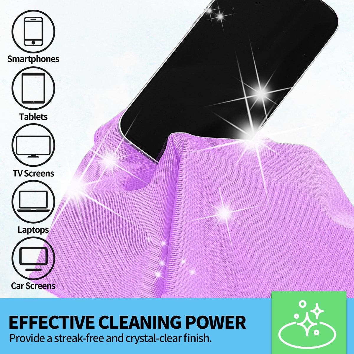 Microfiber Cleaning Cloth (12 Count)