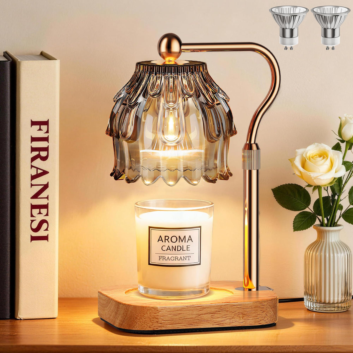 Candle Warmer Lamp with Timer Dimmer