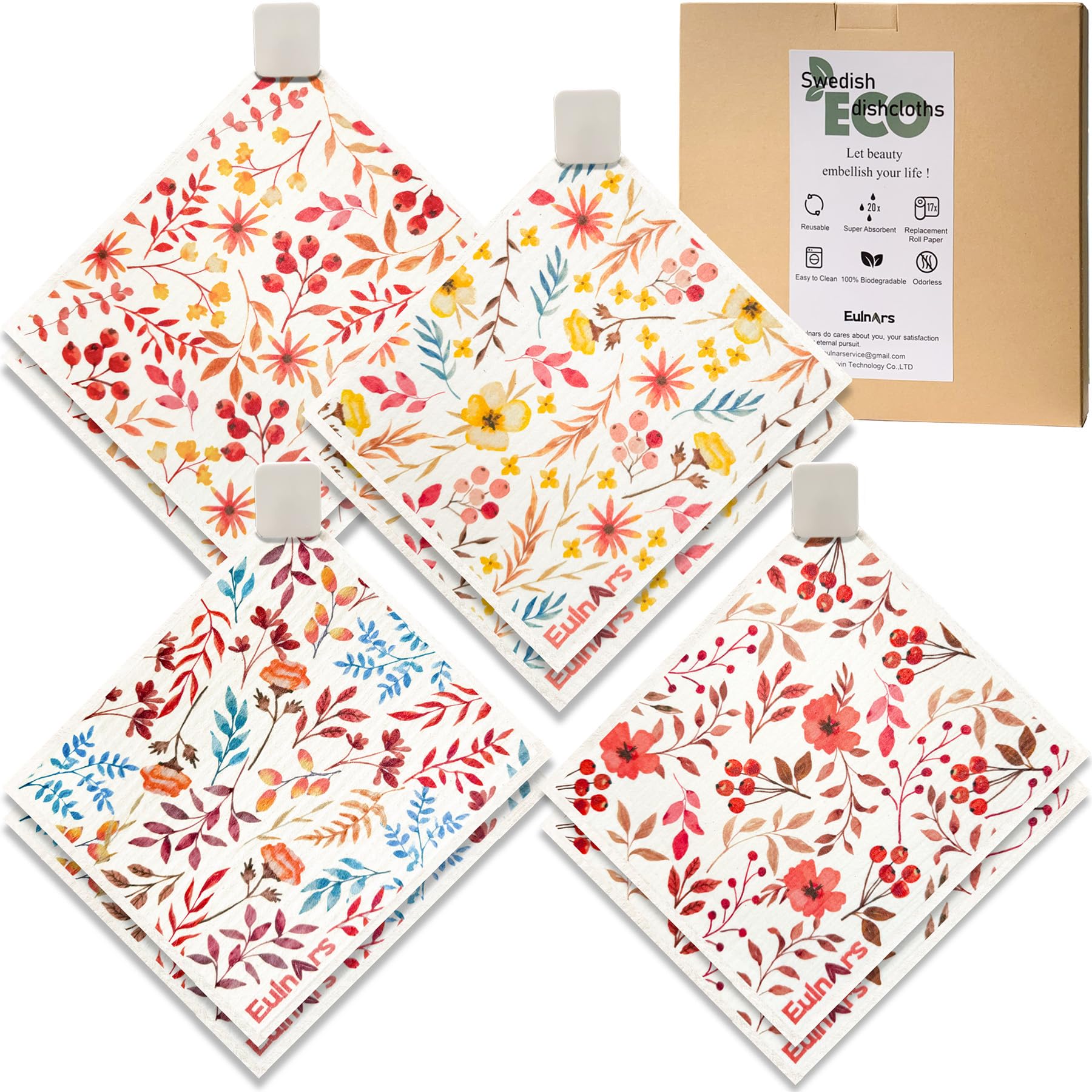 Swedish Dishcloths for Kitchen (8 Count)