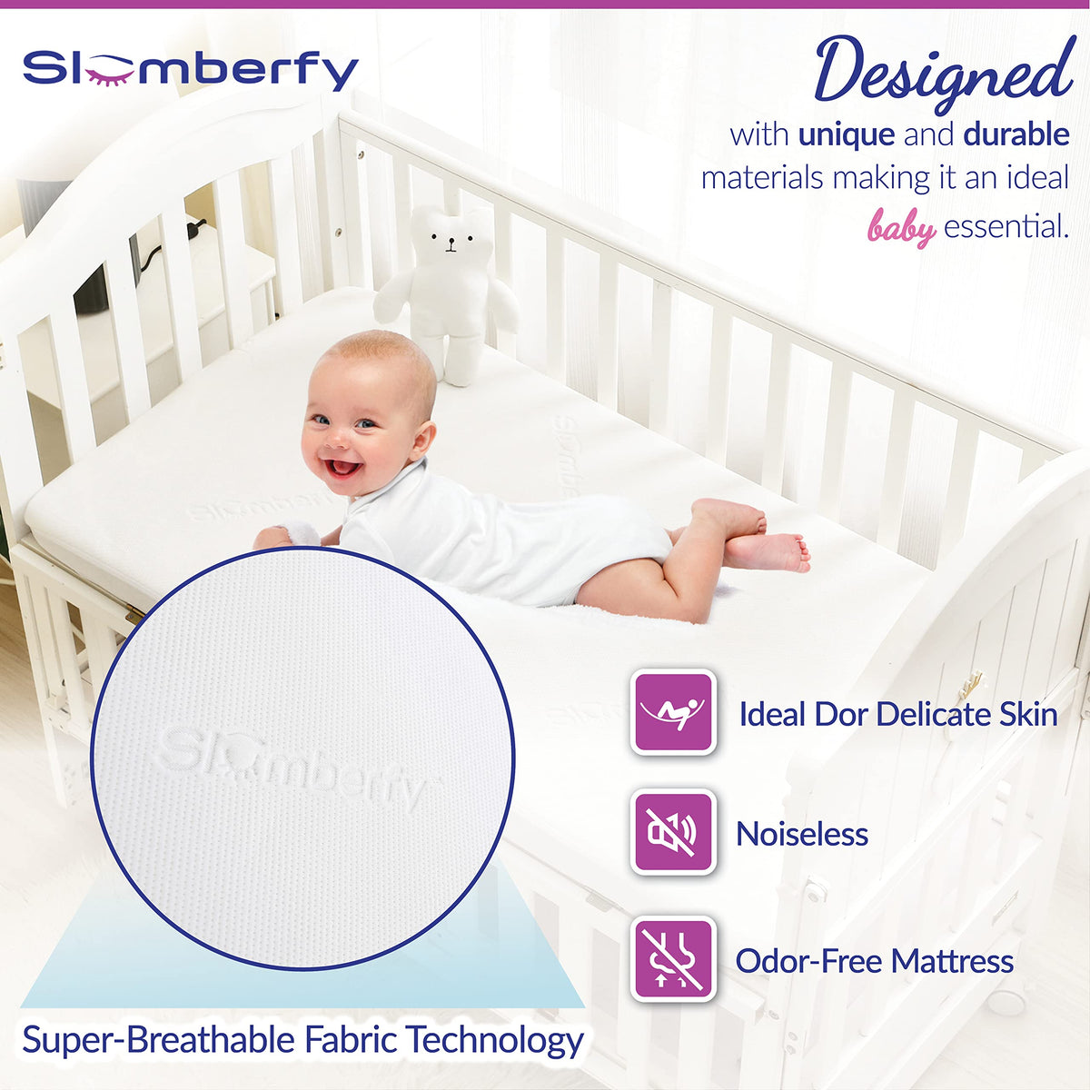 Waterproof Mini Crib Mattress Protector