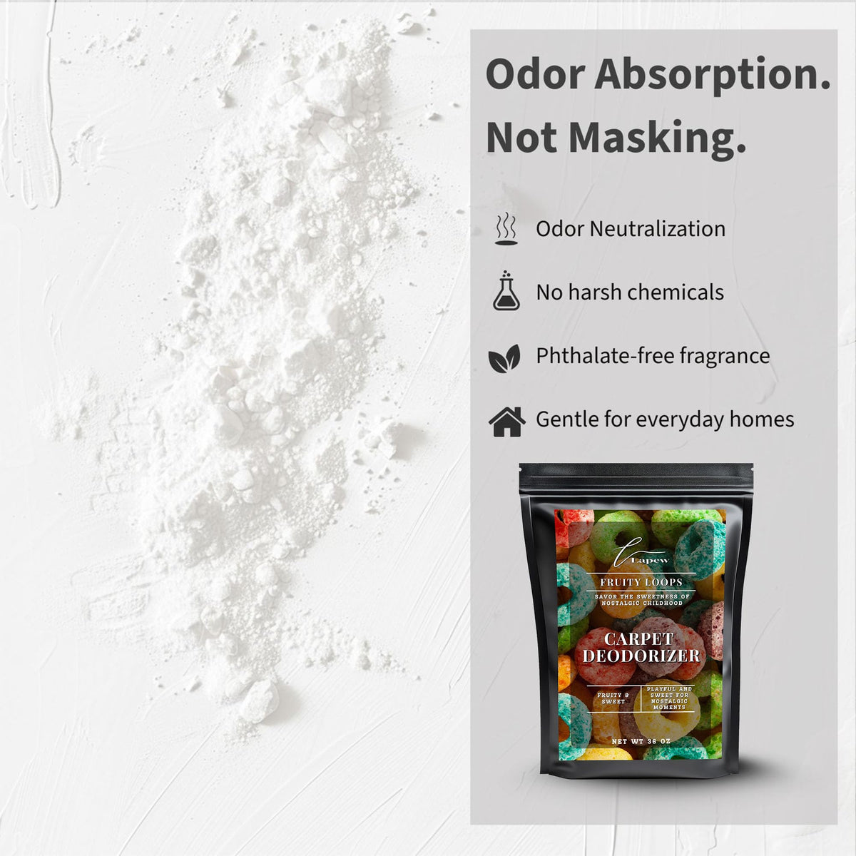 Fruity Loops Carpet Deodorizer Powder (36 Ounce)