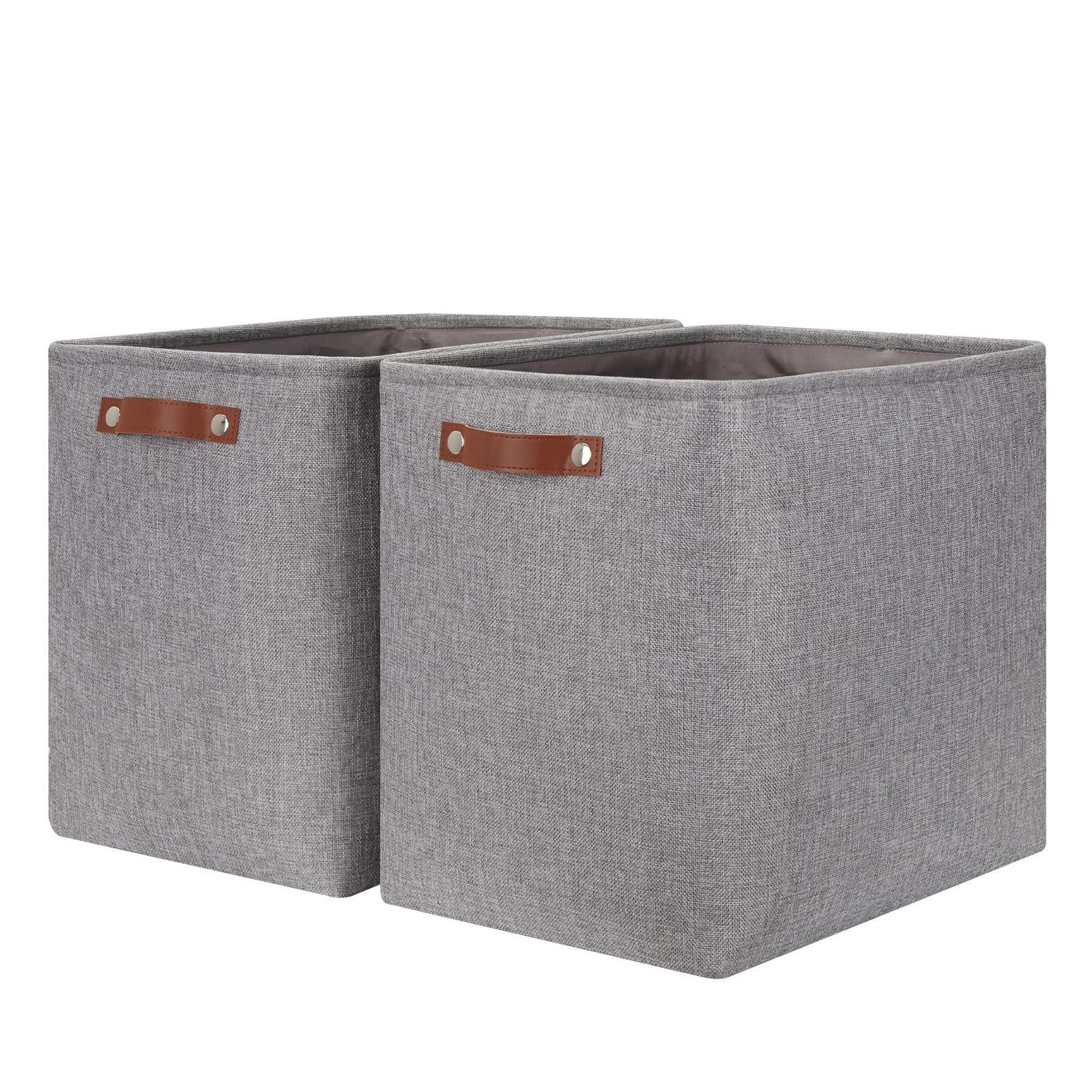 Tall Storage Baskets for Shelves (2 Count)