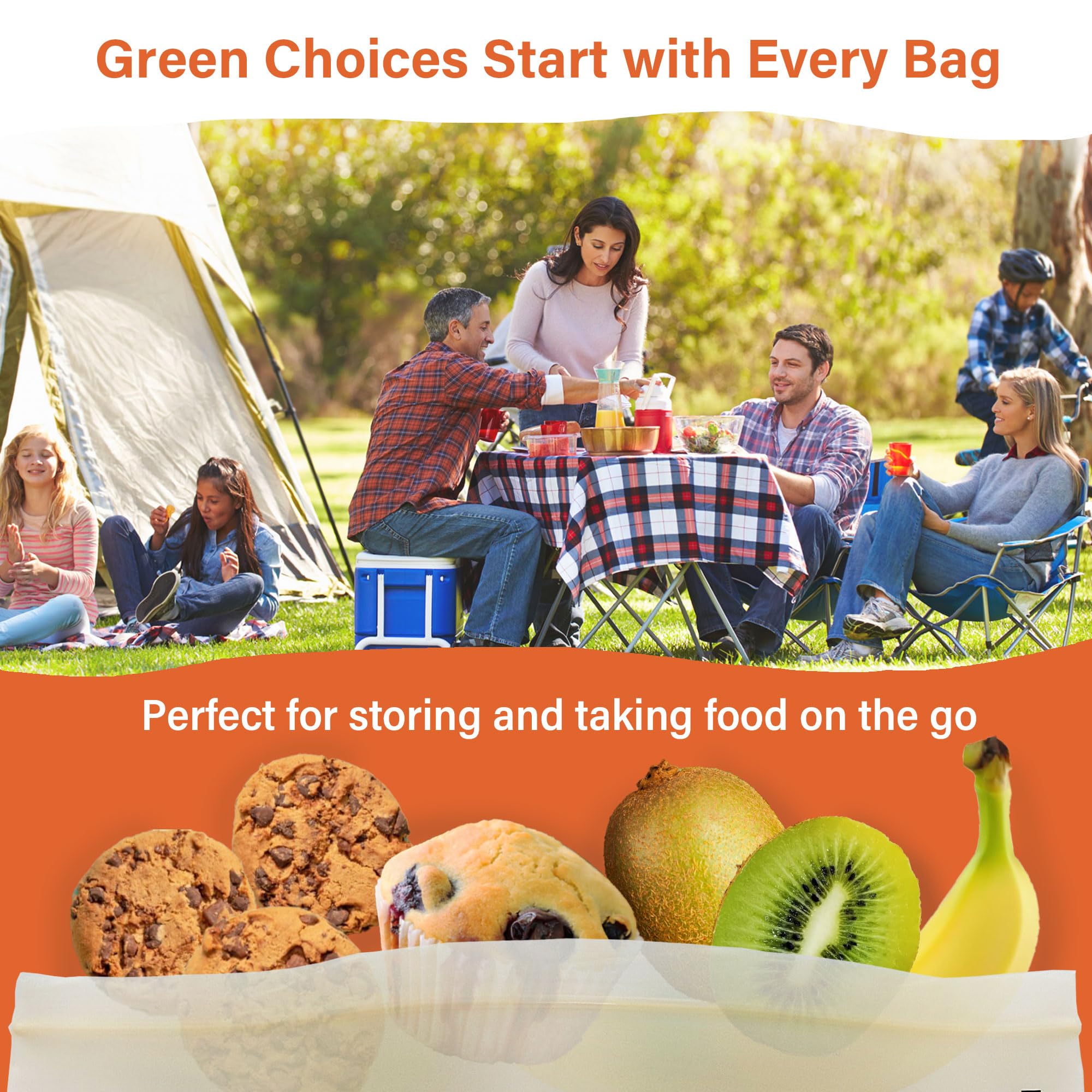 Compostable Sandwich Bags (50 Count)