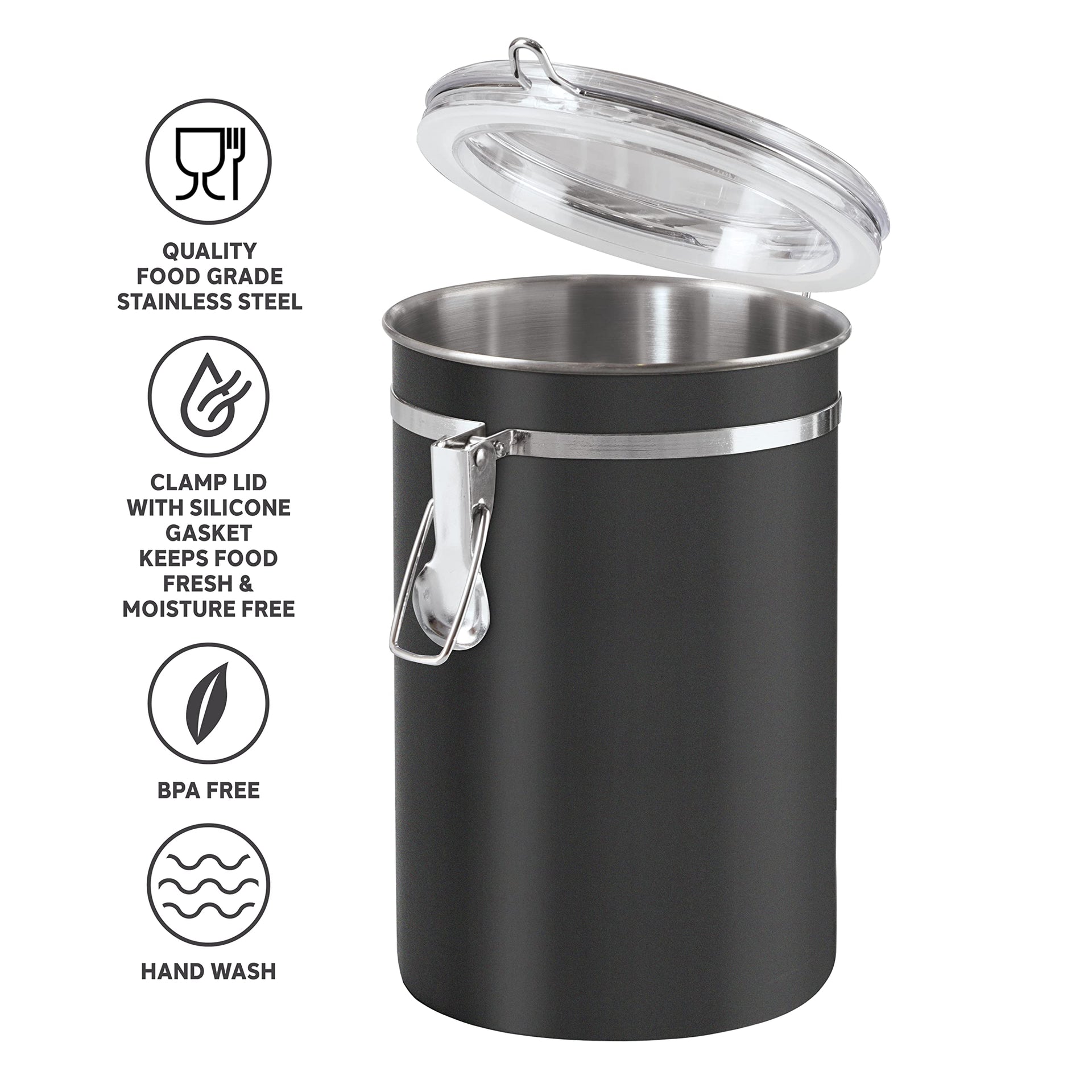 Stainless Steel Kitchen Canister 62 fl oz