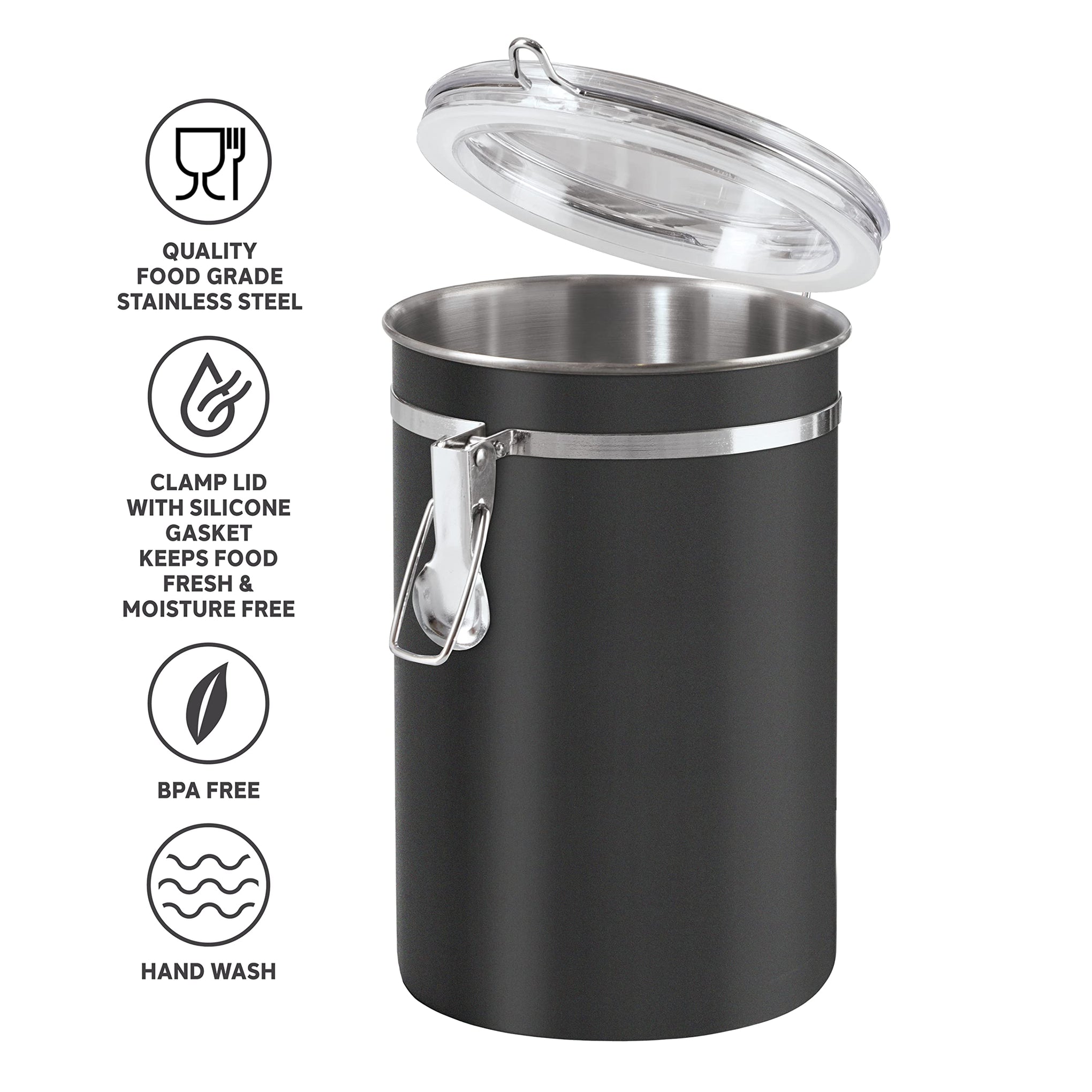 Stainless Steel Kitchen Canister 62 fl oz