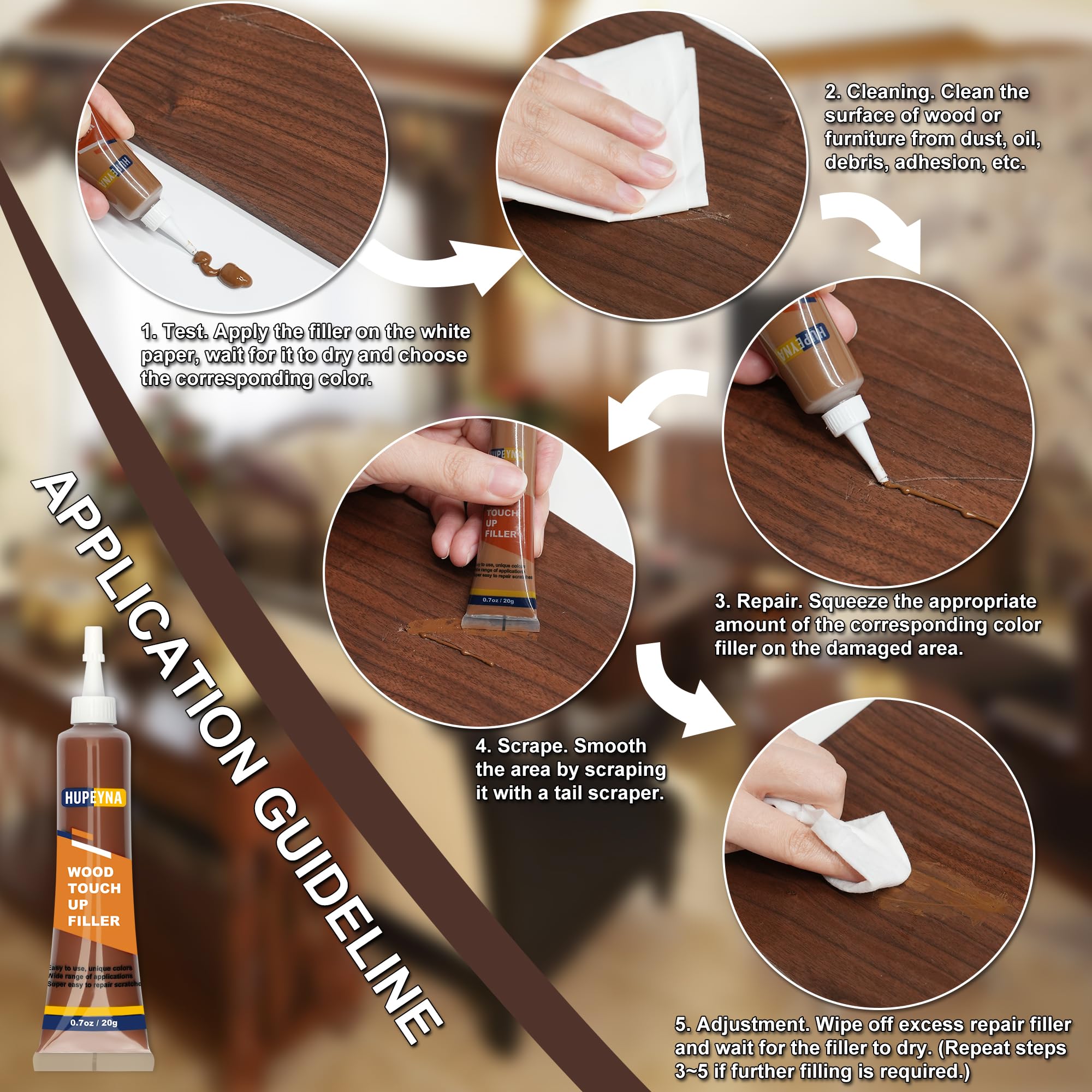 Wood Furniture Repair Kit