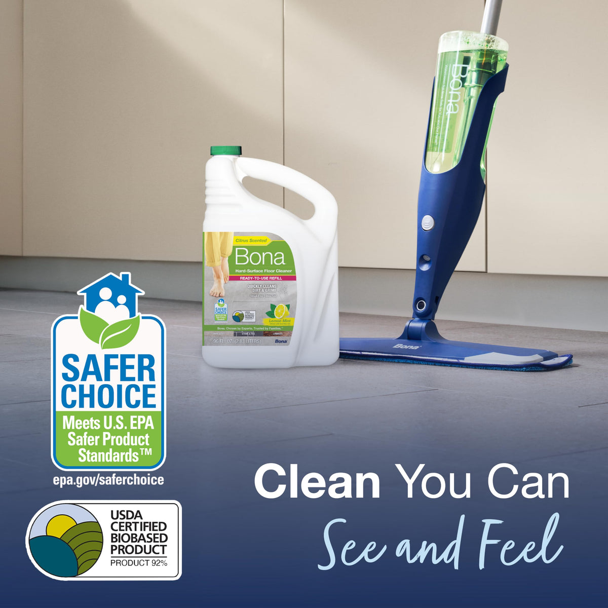 Multi Surface Floor Cleaner Refill (96 Fl Oz)